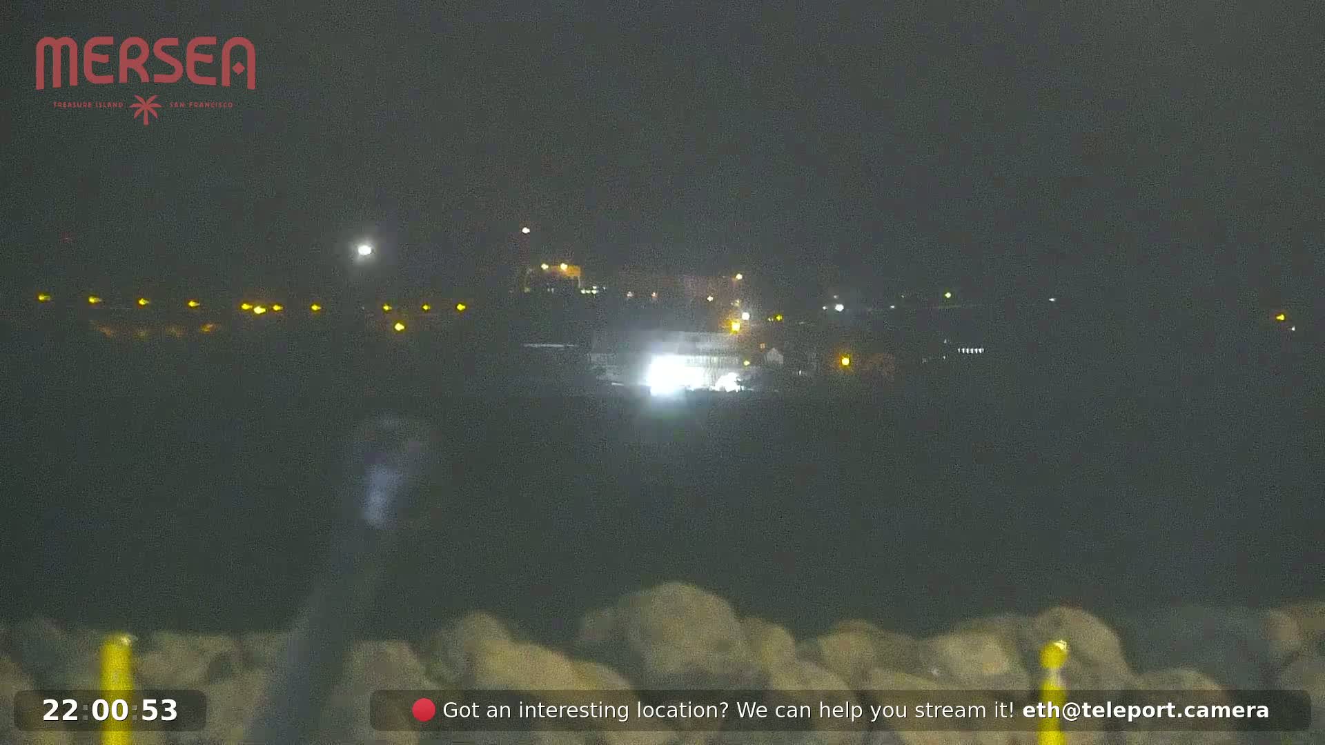 San Francisco City Live Camera from Treasure Island - San Fracisco, California, USA