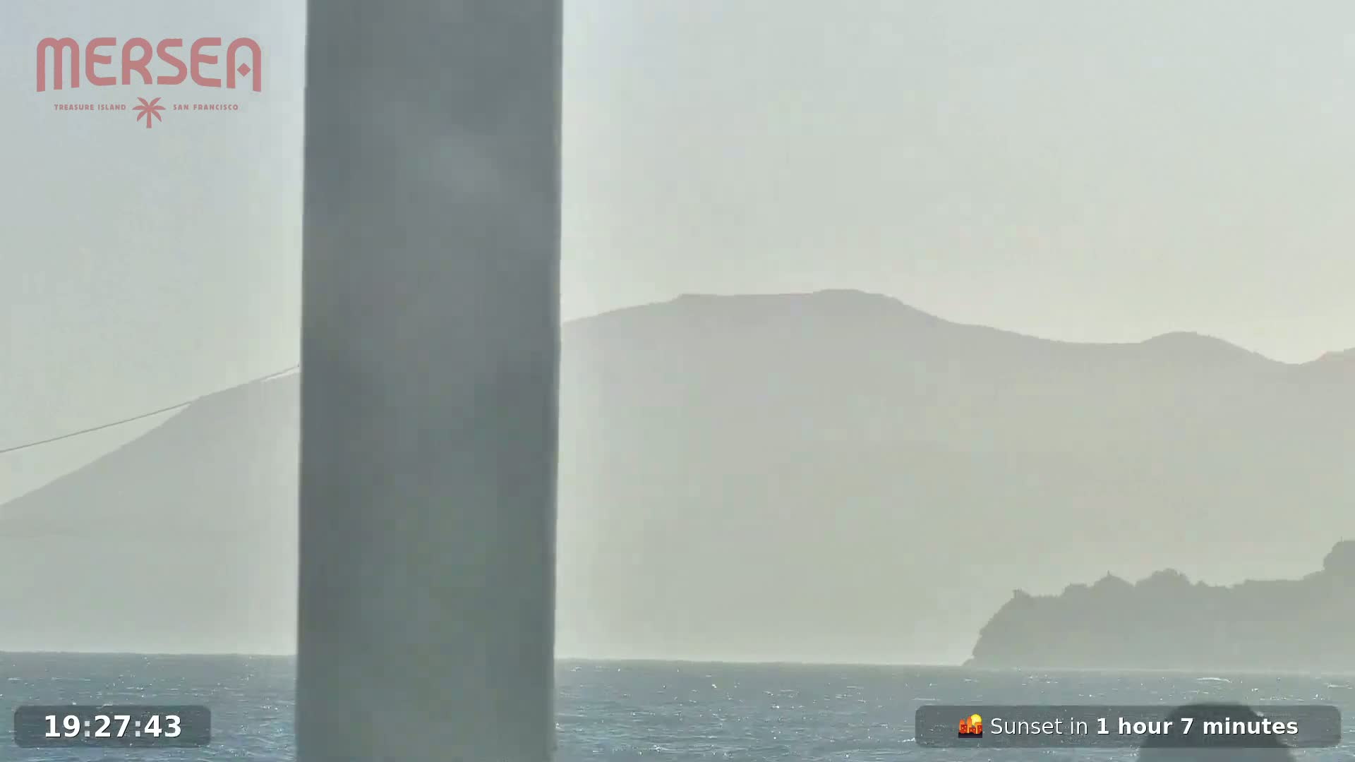 San Francisco City Live Camera from Treasure Island - San Fracisco, California, USA