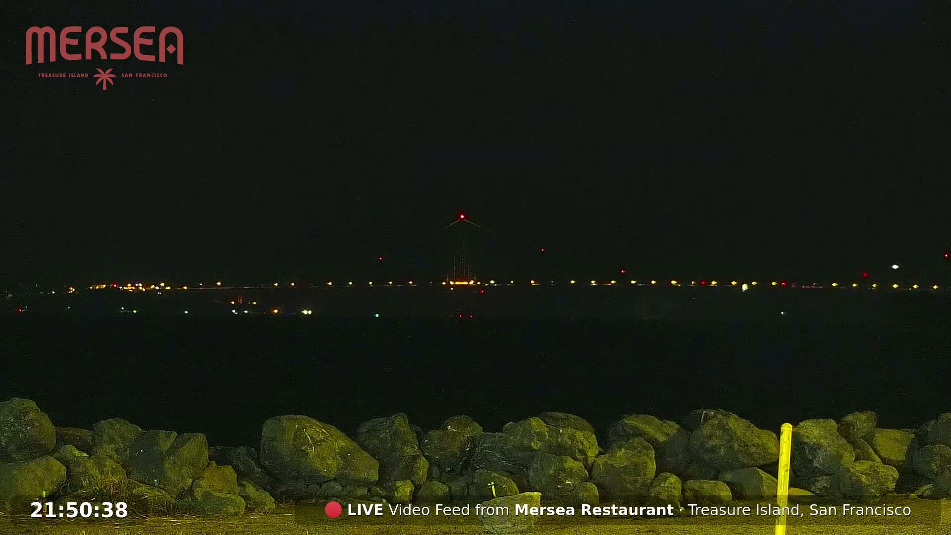 San Francisco City Live Camera from Treasure Island - San Fracisco, California, USA