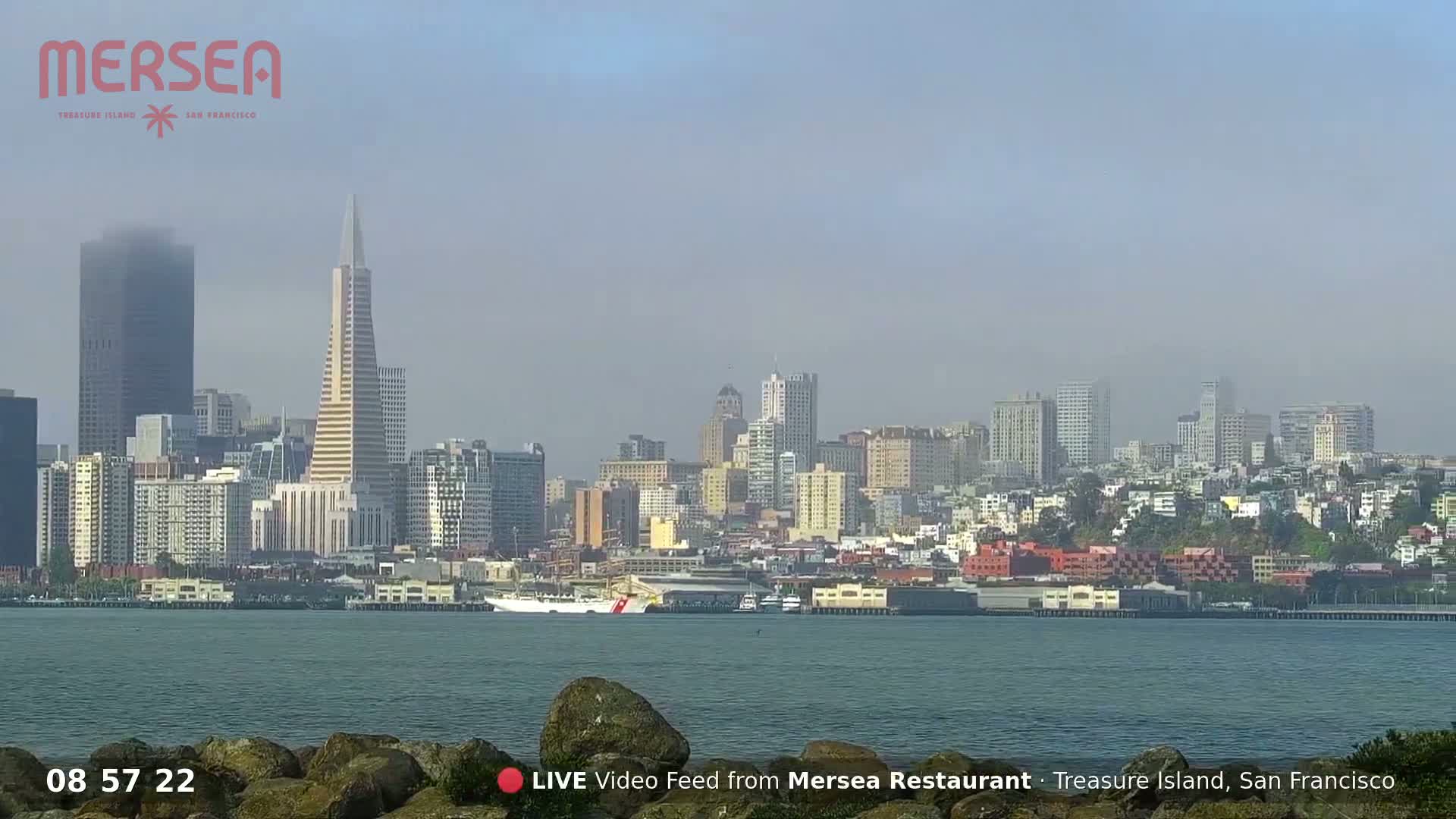 San Francisco City Live Camera from Treasure Island - San Fracisco, California, USA