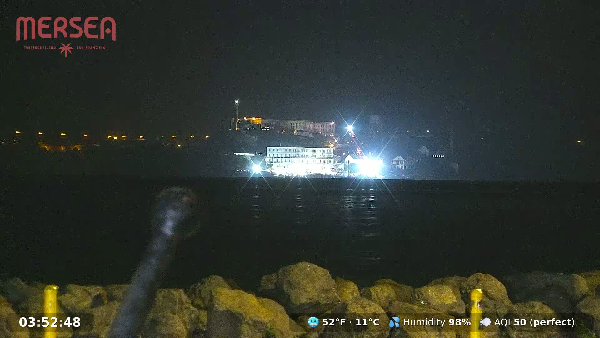 San Francisco City Live Camera from Treasure Island - San Fracisco, California, USA