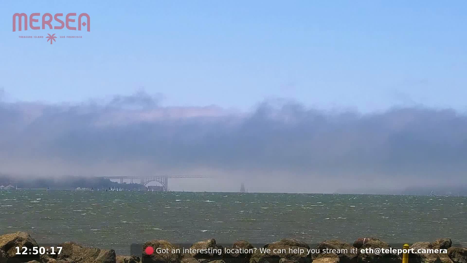 San Francisco City Live Camera from Treasure Island - San Fracisco, California, USA
