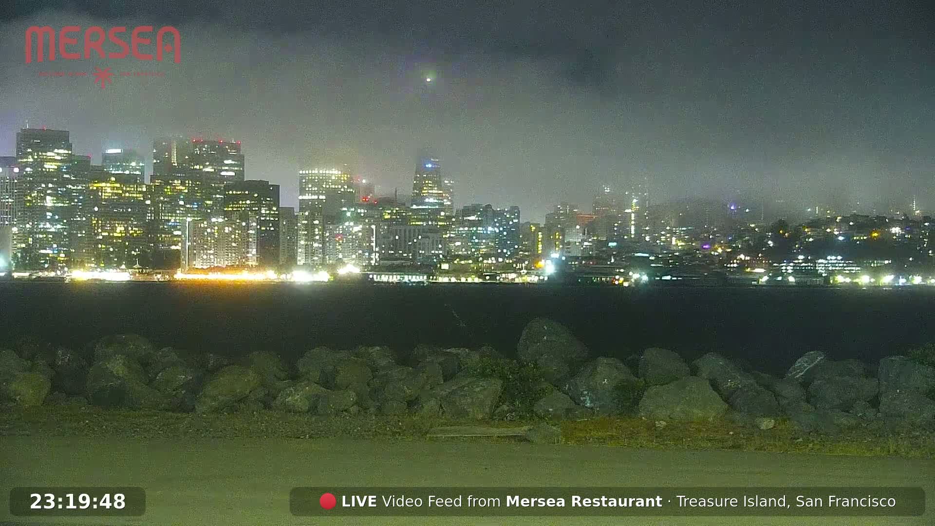 San Francisco City Live Camera from Treasure Island - San Fracisco, California, USA