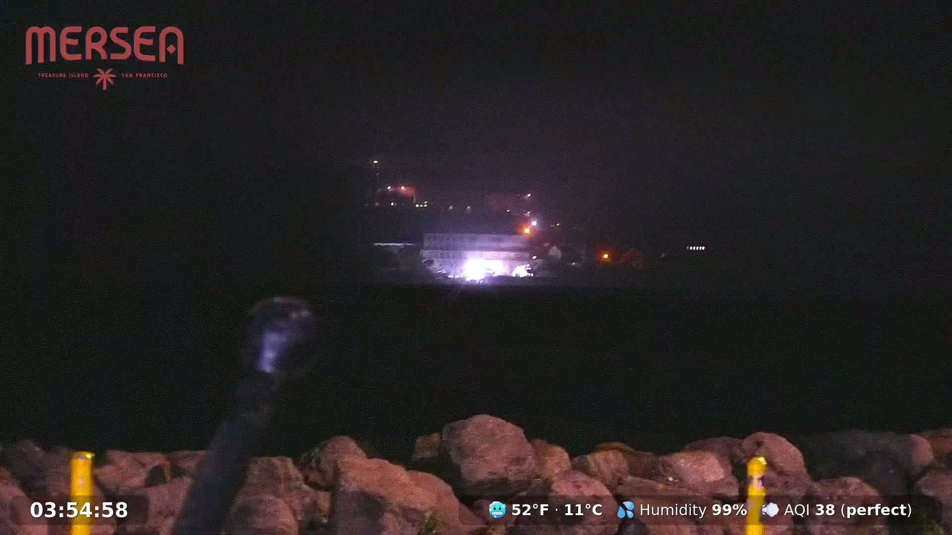 San Francisco City Live Camera from Treasure Island - San Fracisco, California, USA
