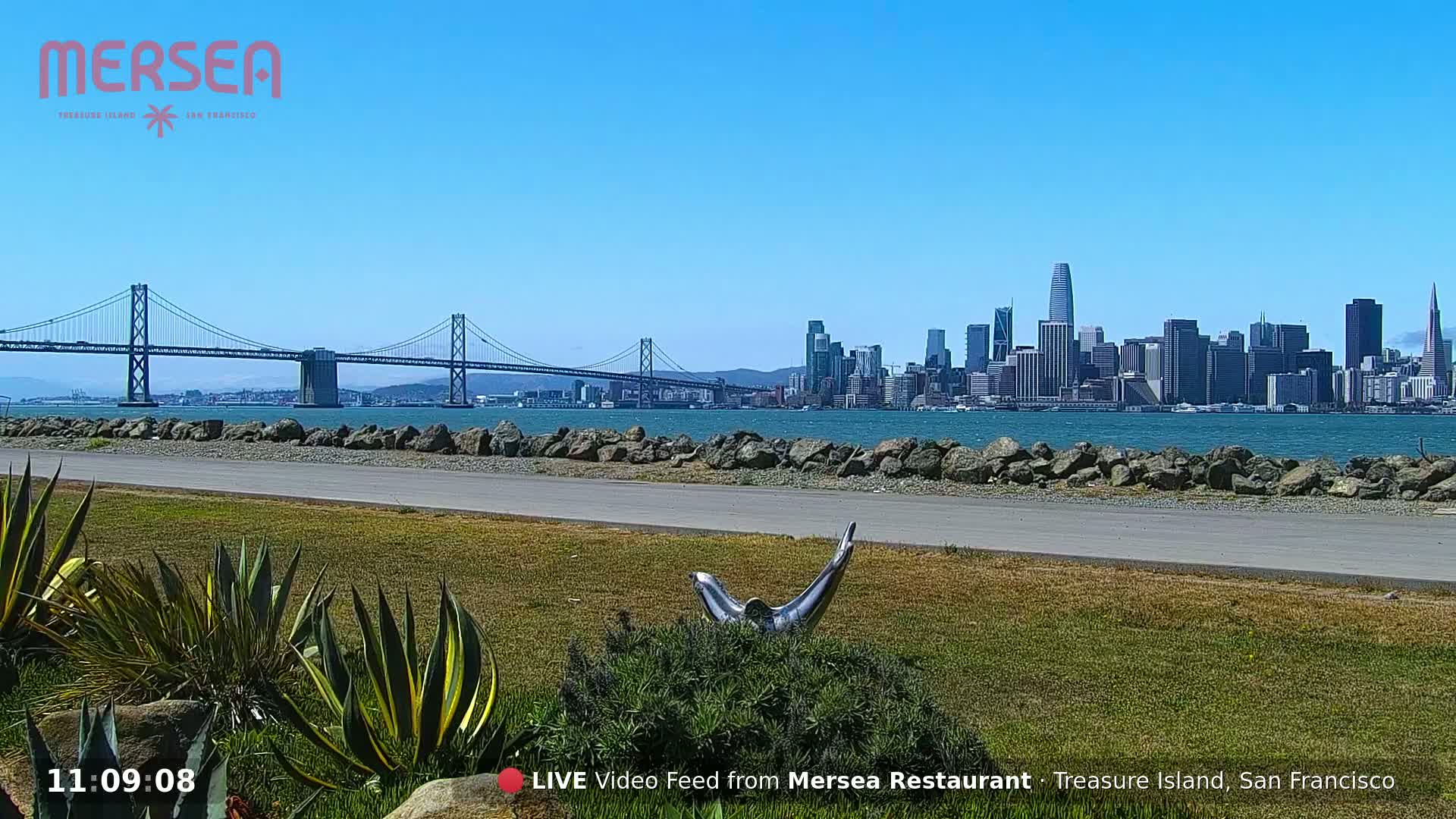 San Francisco City Live Camera from Treasure Island - San Fracisco, California, USA