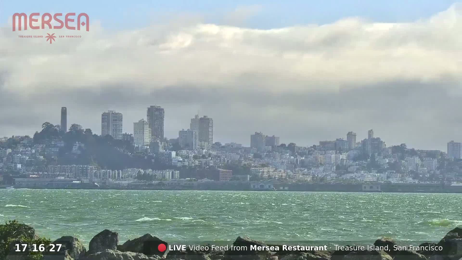 San Francisco City Live Camera from Treasure Island - San Fracisco, California, USA