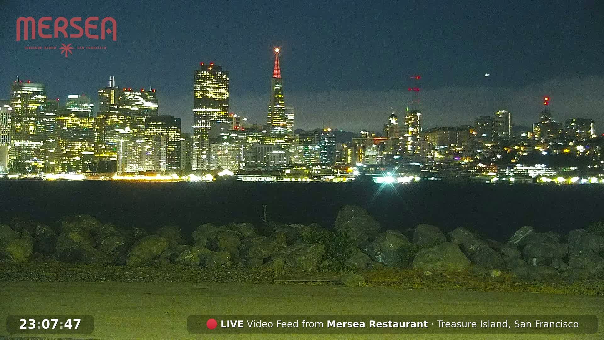 San Francisco City Live Camera from Treasure Island - San Fracisco, California, USA