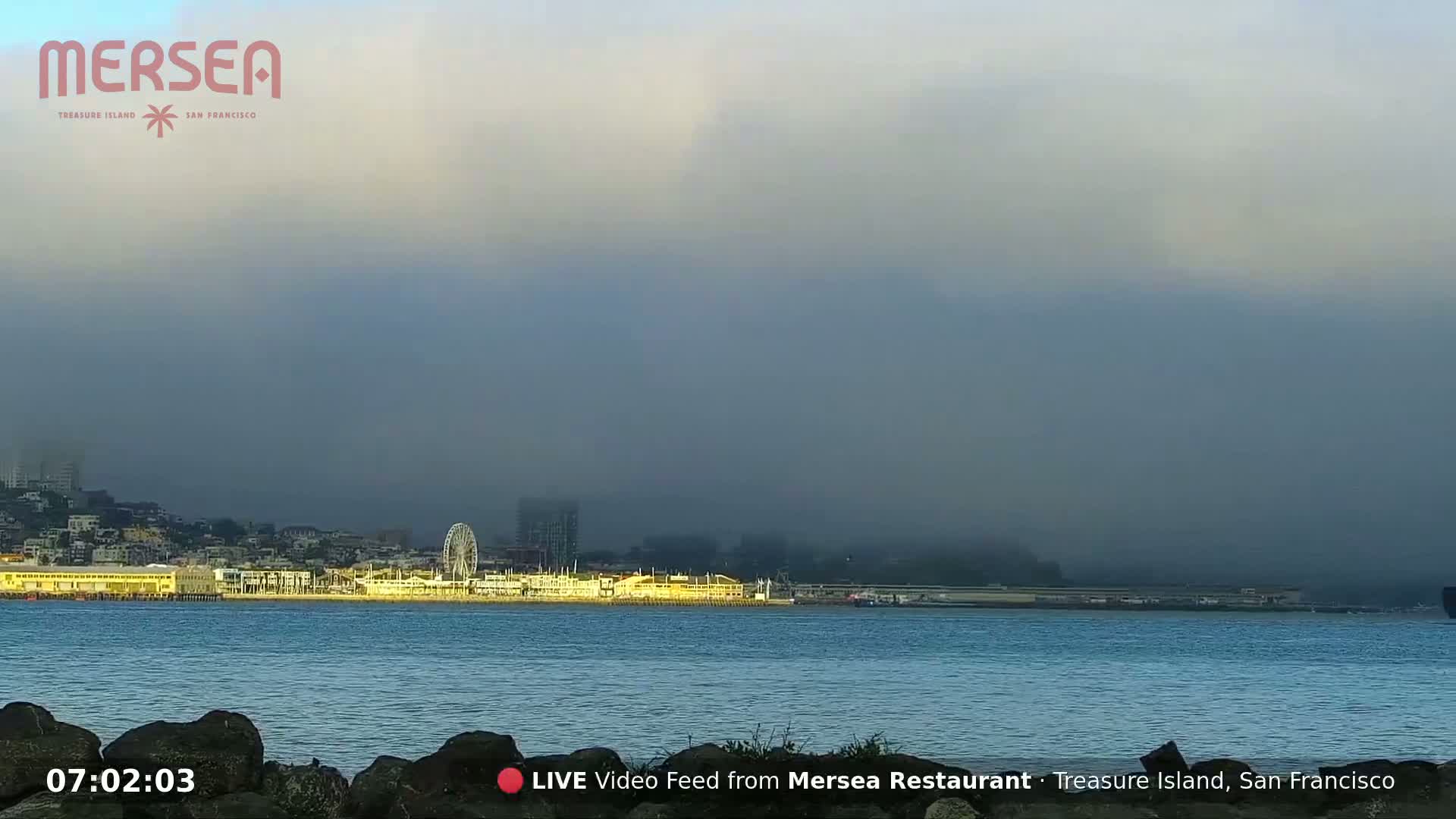 San Francisco City Live Camera from Treasure Island - San Fracisco, California, USA