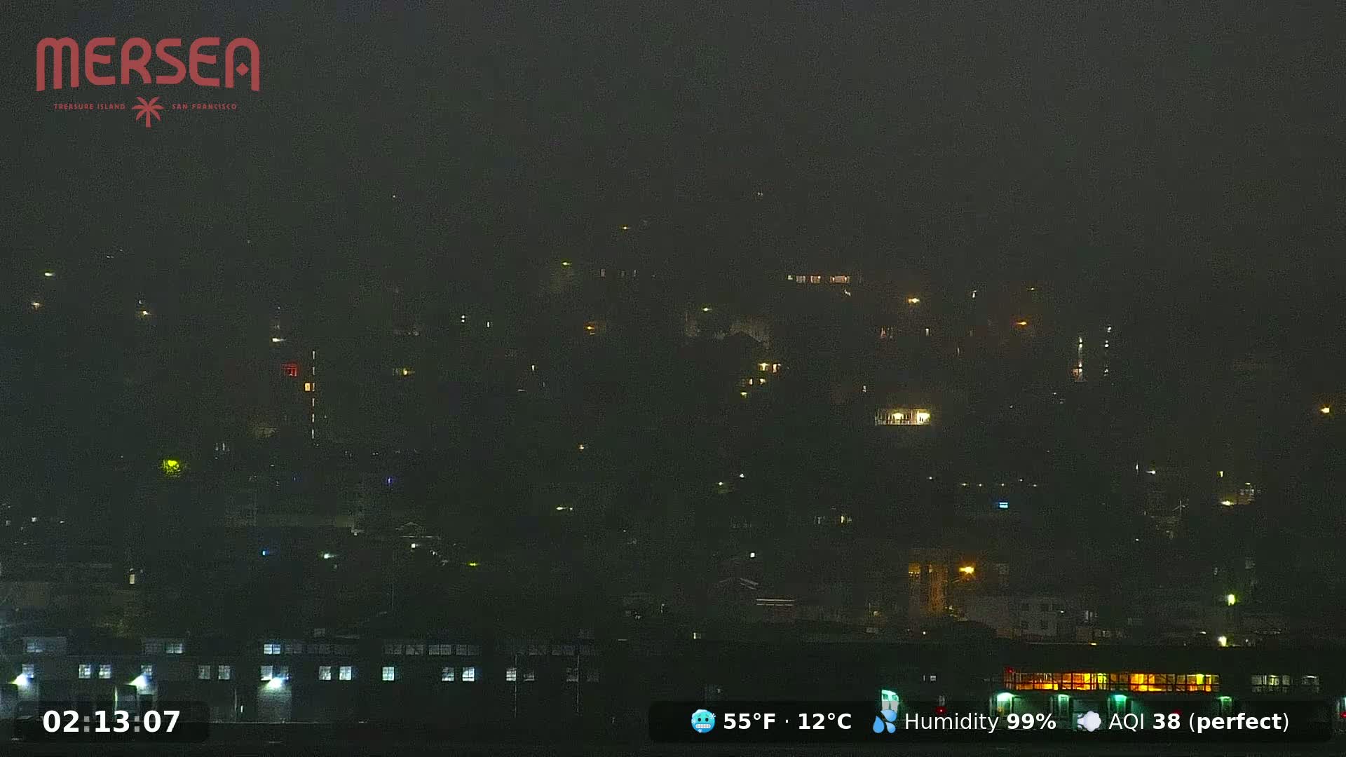 San Francisco City Live Camera from Treasure Island - San Fracisco, California, USA