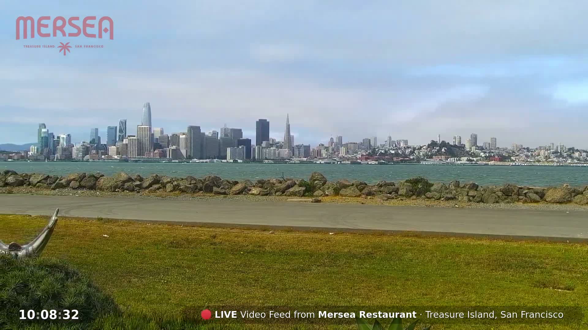 San Francisco City Live Camera from Treasure Island - San Fracisco, California, USA