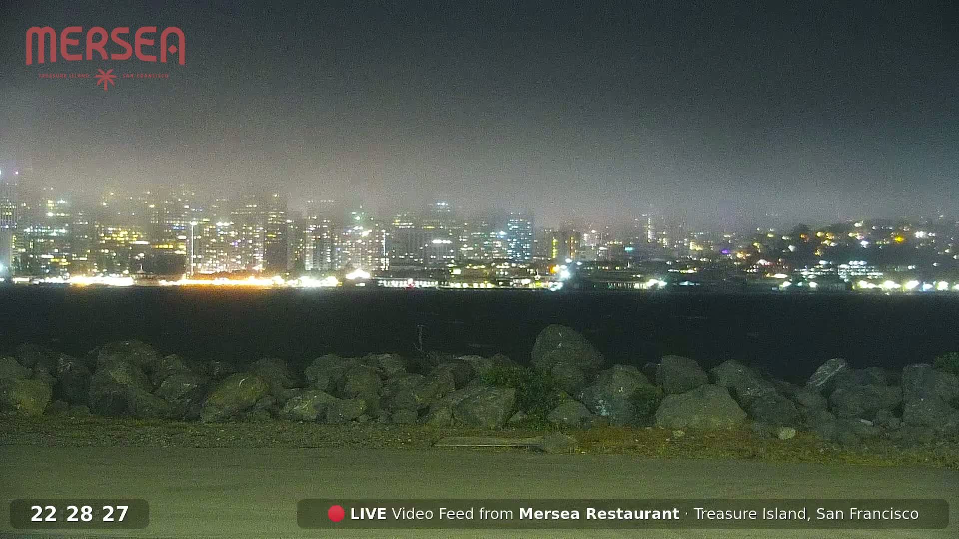 San Francisco City Live Camera from Treasure Island - San Fracisco, California, USA