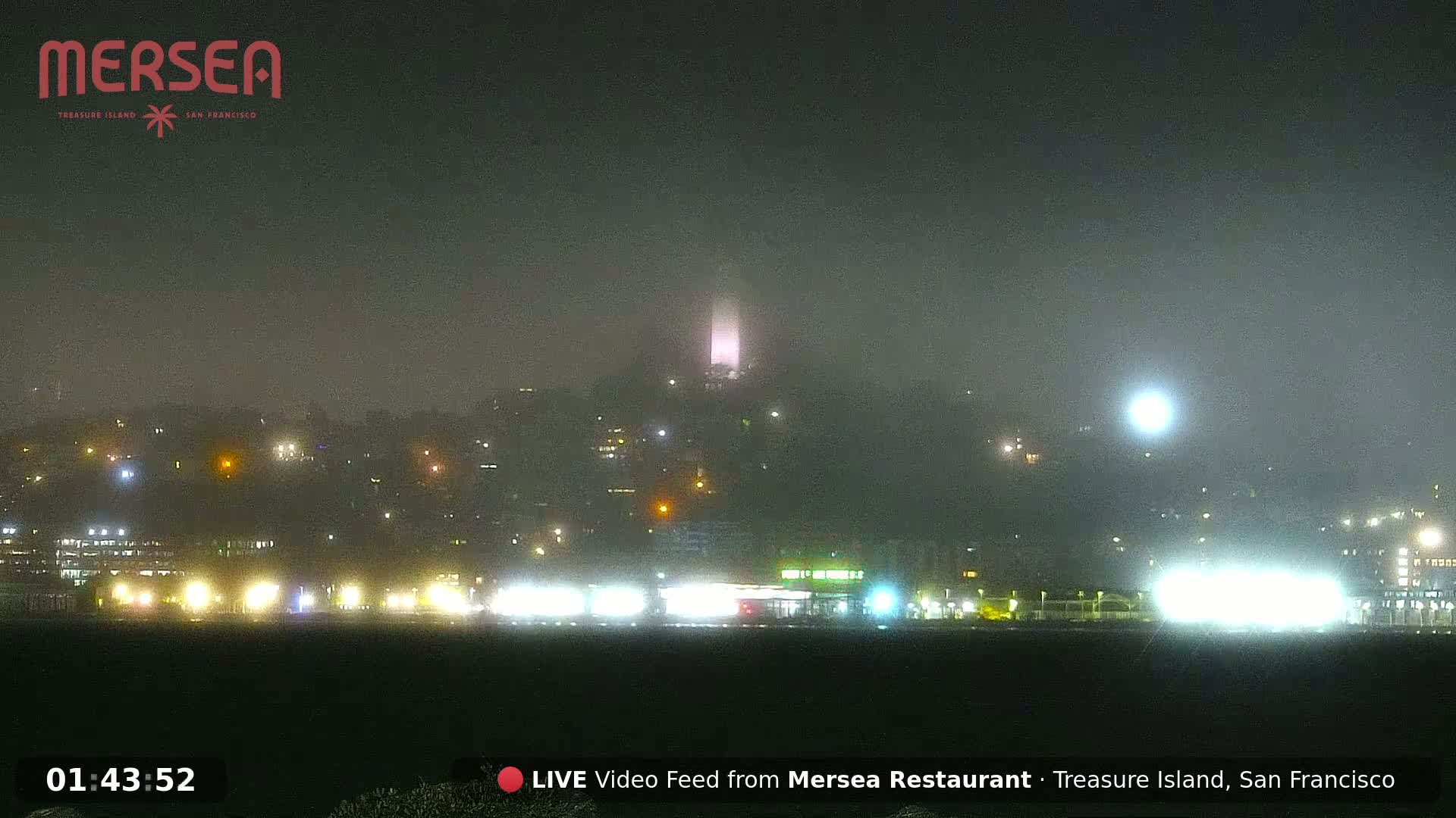 San Francisco City Live Camera from Treasure Island - San Fracisco, California, USA