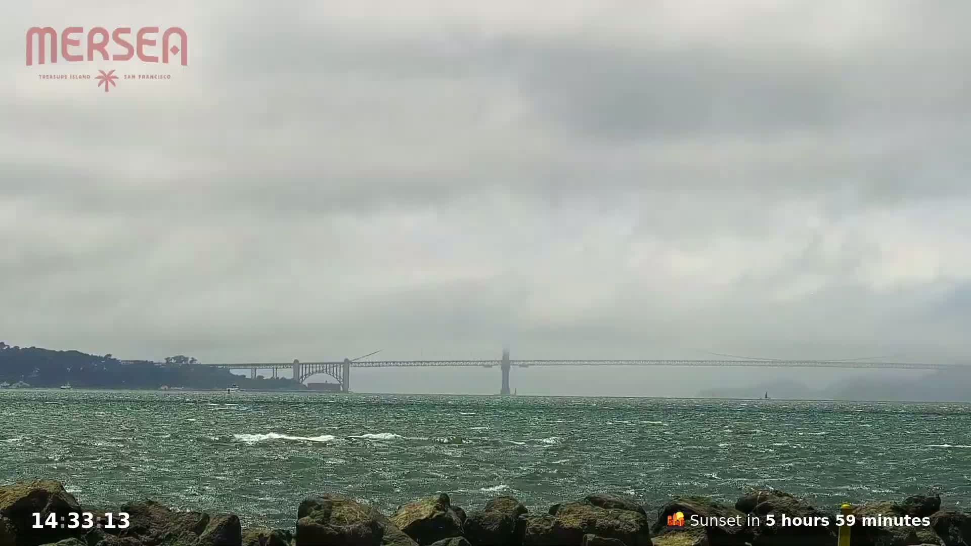 San Francisco City Live Camera from Treasure Island - San Fracisco, California, USA