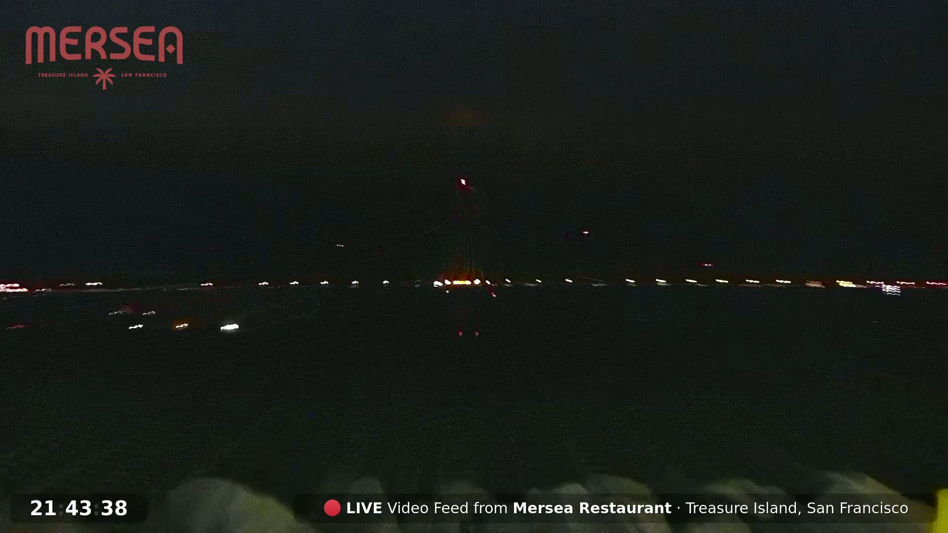 San Francisco City Live Camera from Treasure Island - San Fracisco, California, USA