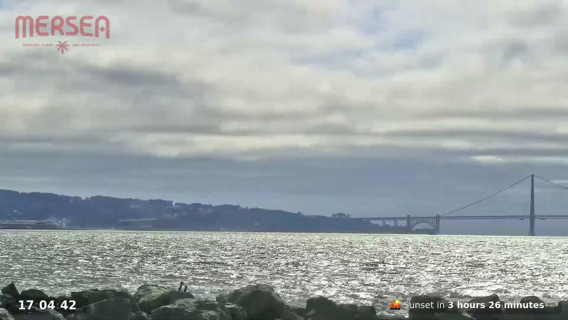 San Francisco City Live Camera from Treasure Island - San Fracisco, California, USA