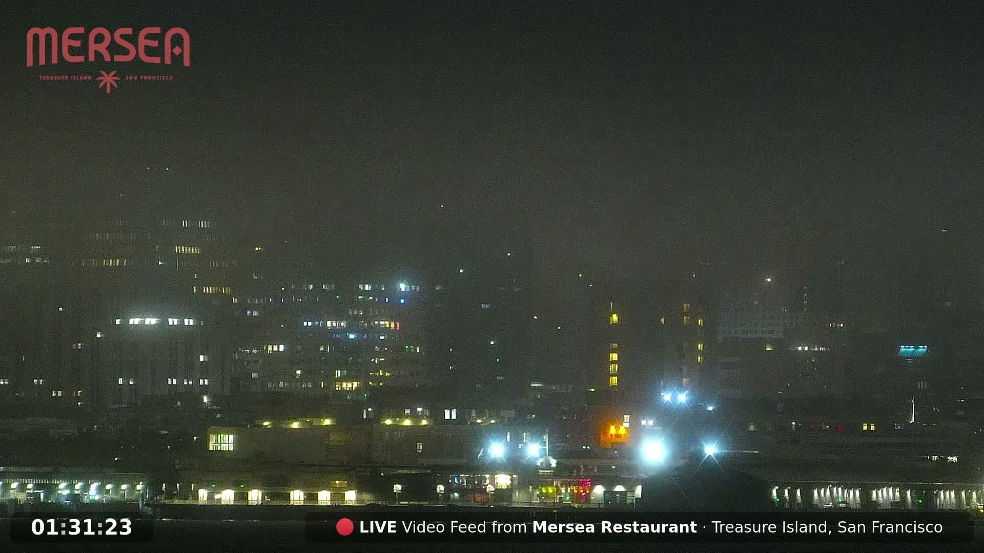 San Francisco City Live Camera from Treasure Island - San Fracisco, California, USA