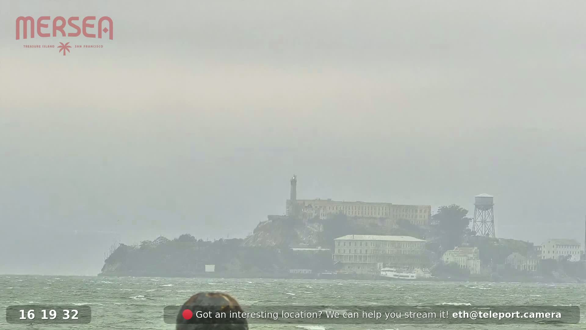 San Francisco City Live Camera from Treasure Island - San Fracisco, California, USA