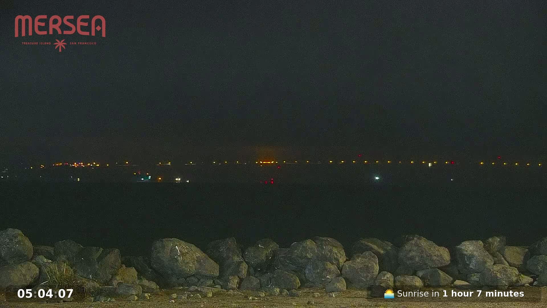 San Francisco City Live Camera from Treasure Island - San Fracisco, California, USA
