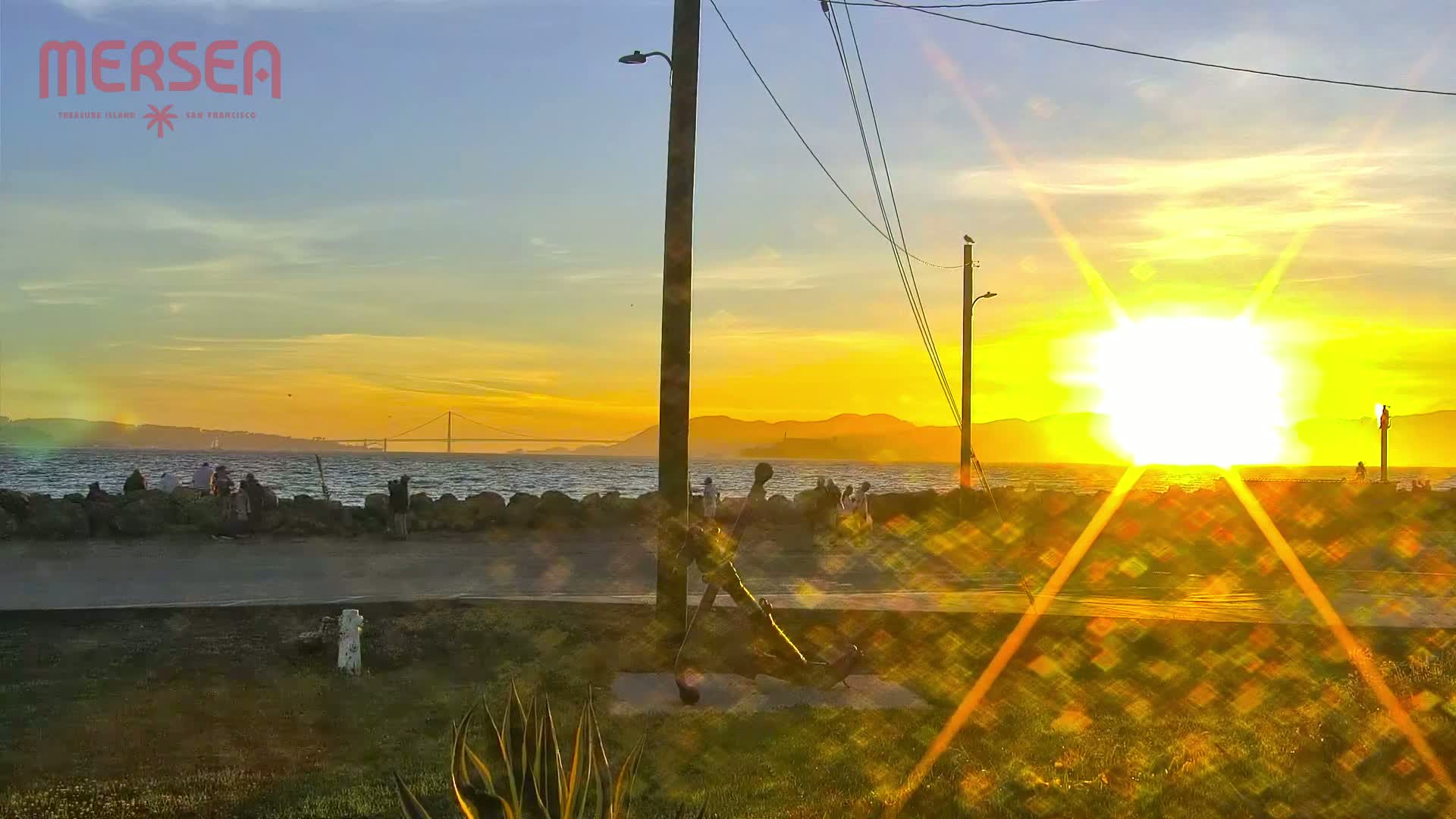 San Francisco City Live Camera from Treasure Island - San Fracisco, California, USA