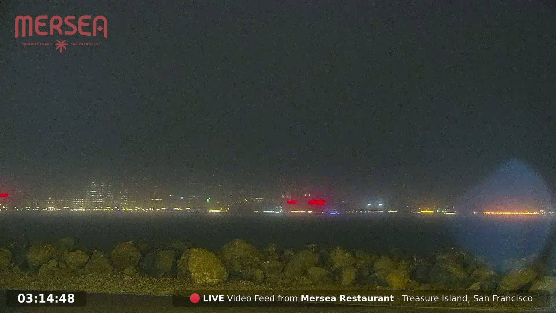 San Francisco City Live Camera from Treasure Island - San Fracisco, California, USA