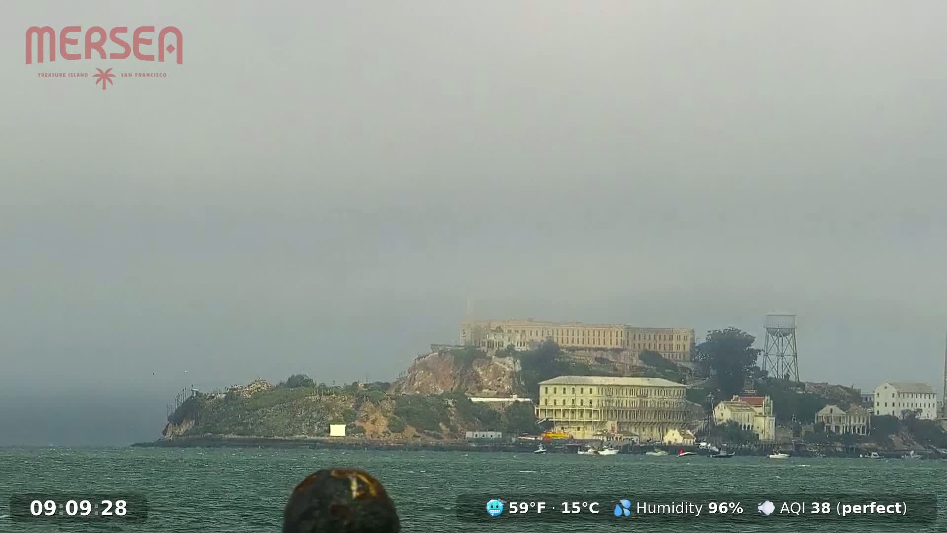 San Francisco City Live Camera from Treasure Island - San Fracisco, California, USA