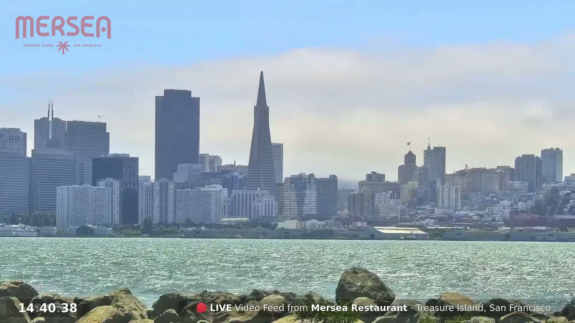San Francisco City Live Camera from Treasure Island - San Fracisco, California, USA