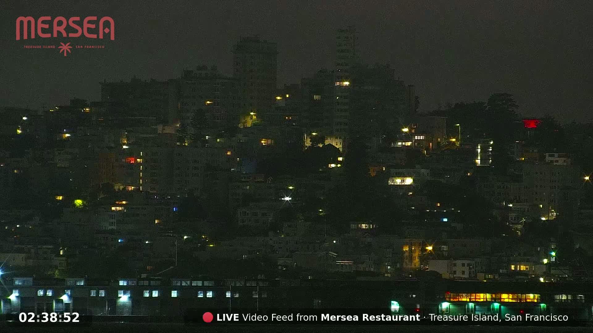 San Francisco City Live Camera from Treasure Island - San Fracisco, California, USA