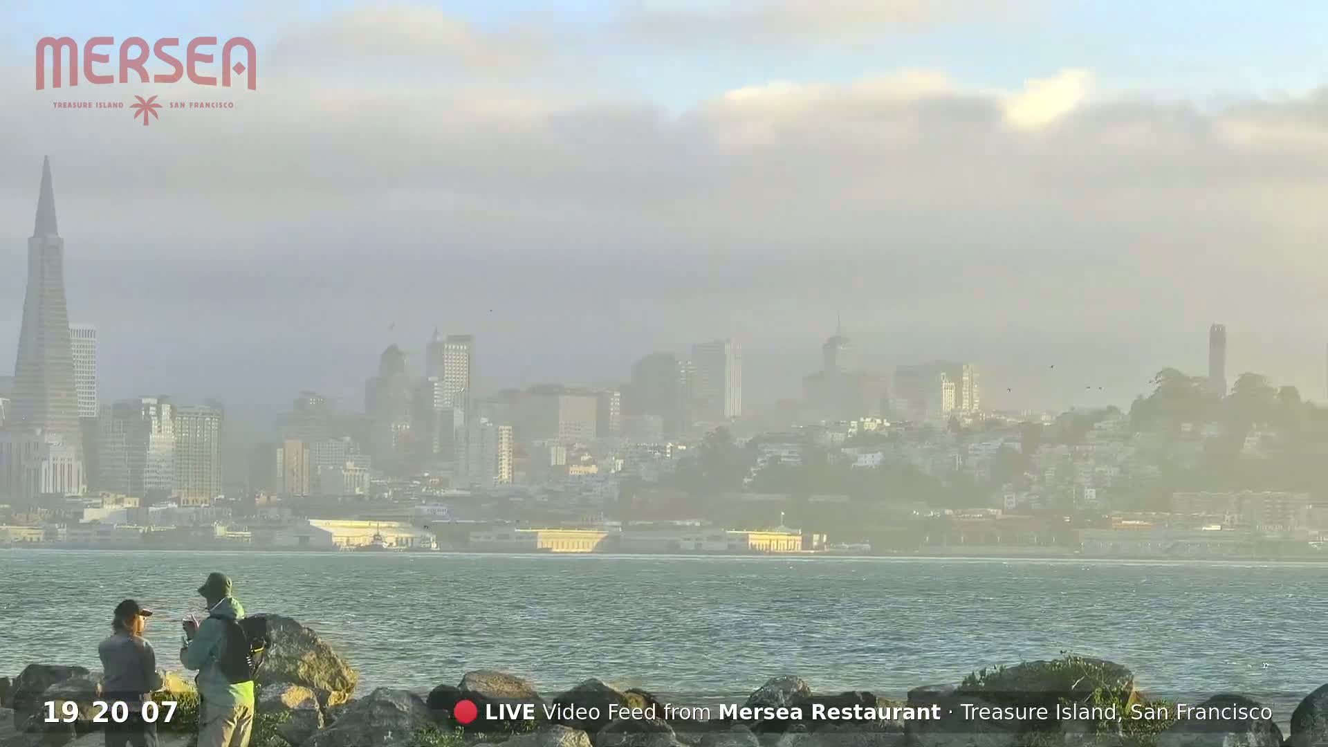 San Francisco City Live Camera from Treasure Island - San Fracisco, California, USA