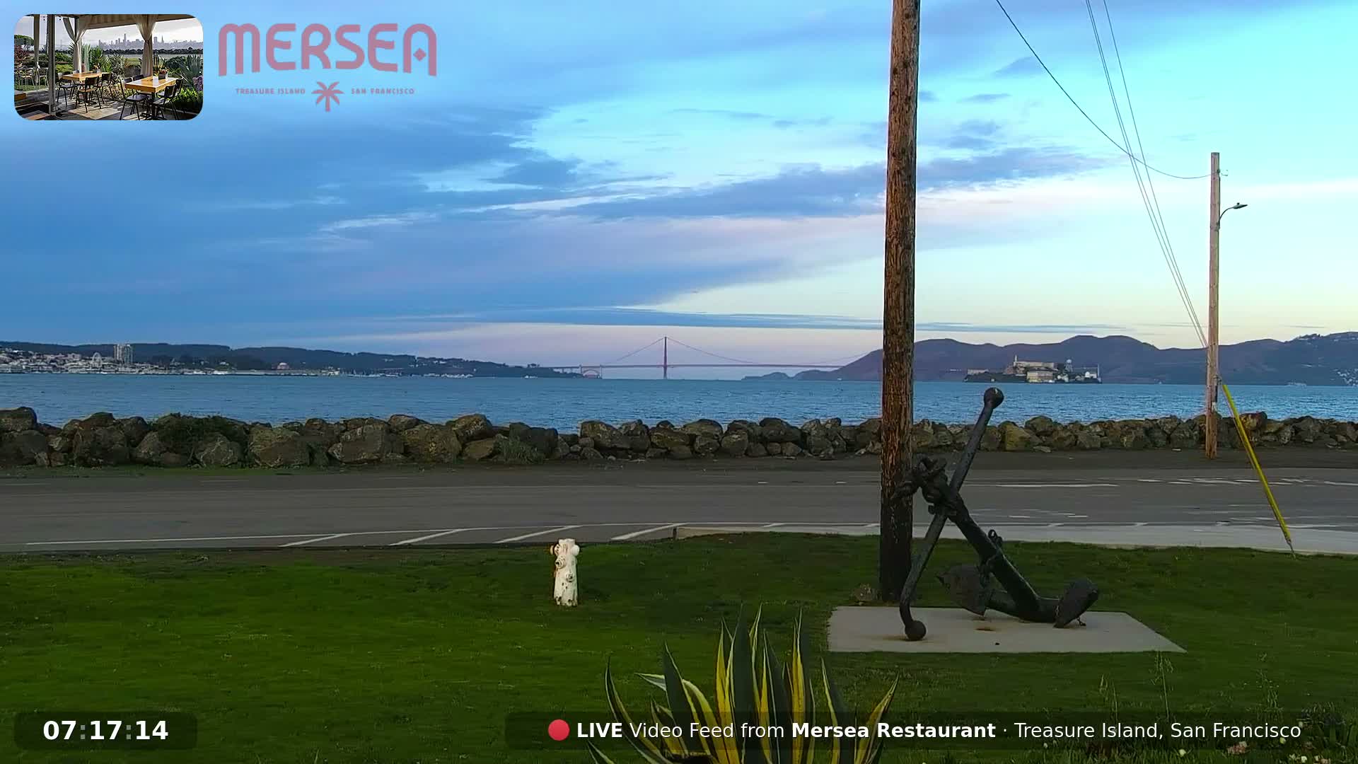San Francisco City Live Camera from Treasure Island - San Fracisco, California, USA