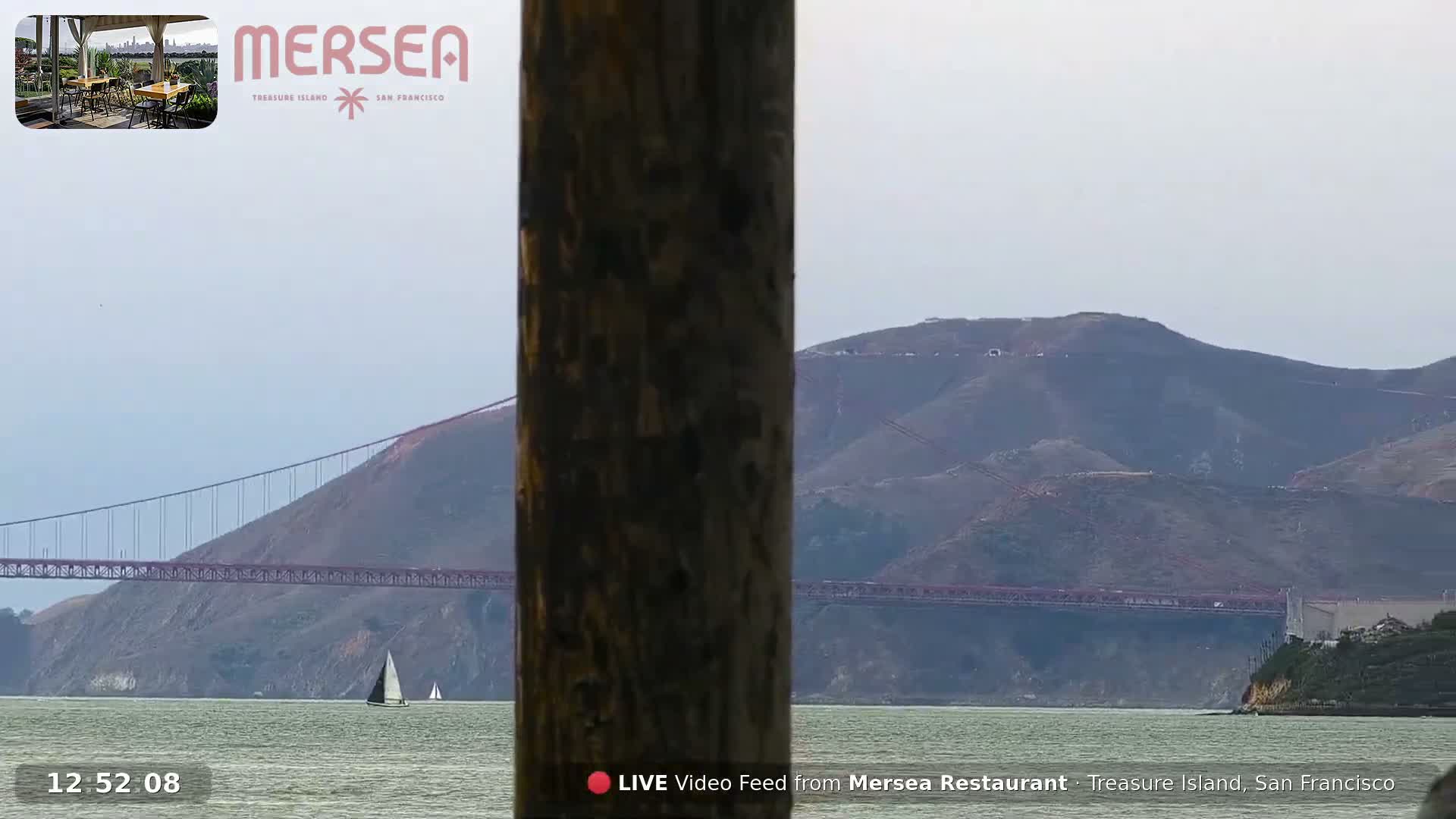 San Francisco City Live Camera from Treasure Island - San Fracisco, California, USA