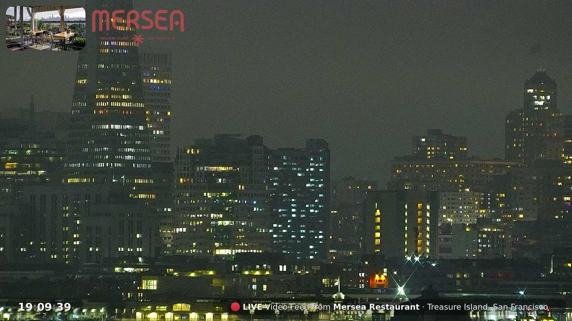 San Francisco City Live Camera from Treasure Island - San Fracisco, California, USA