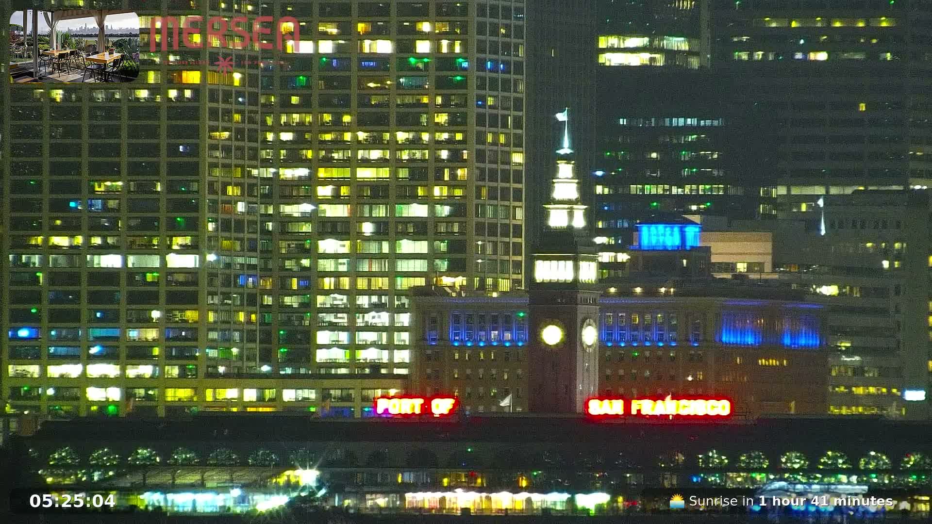 San Francisco City Live Camera from Treasure Island - San Fracisco, California, USA