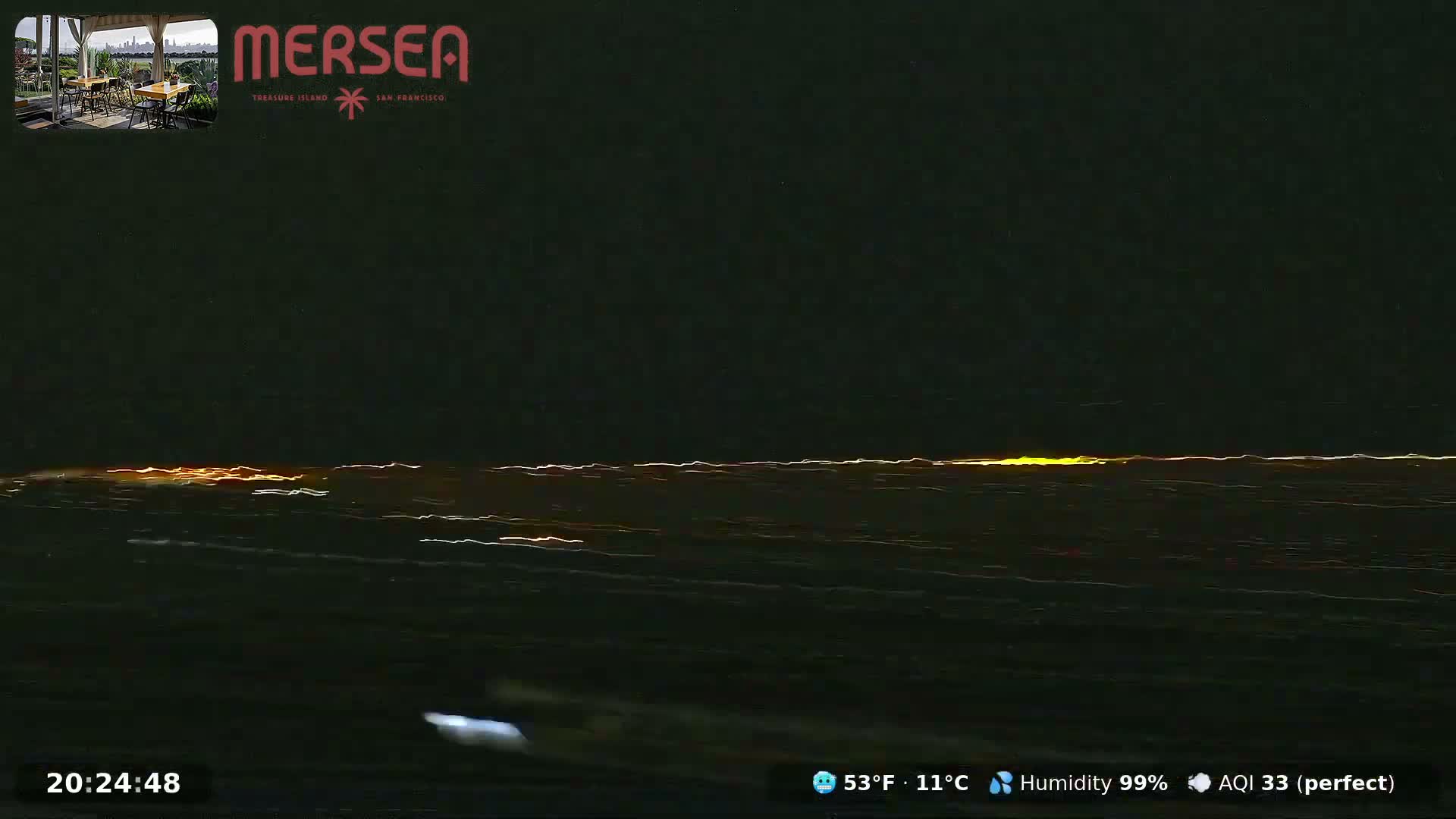 San Francisco City Live Camera from Treasure Island - San Fracisco, California, USA