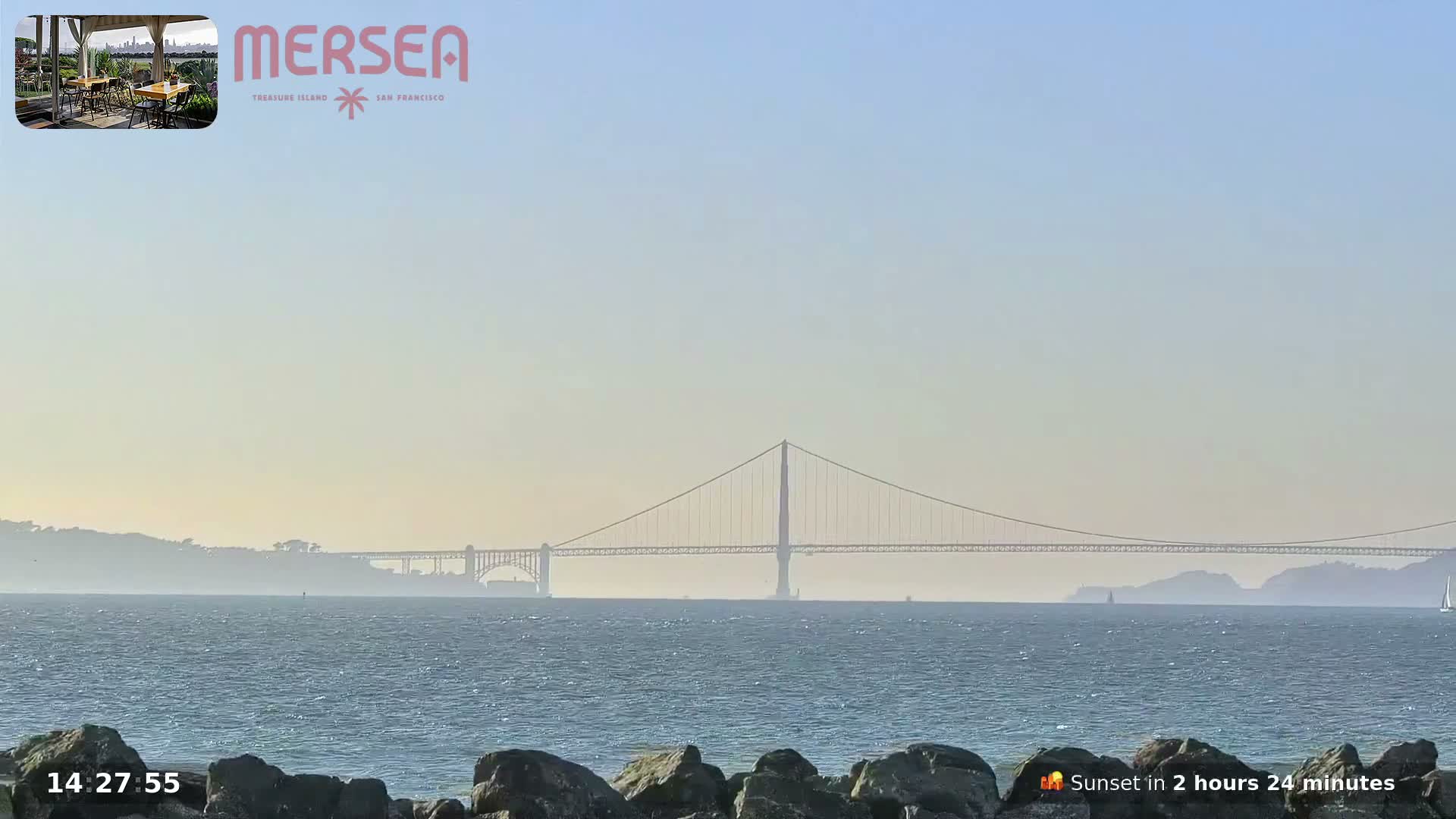 San Francisco City Live Camera from Treasure Island - San Fracisco, California, USA