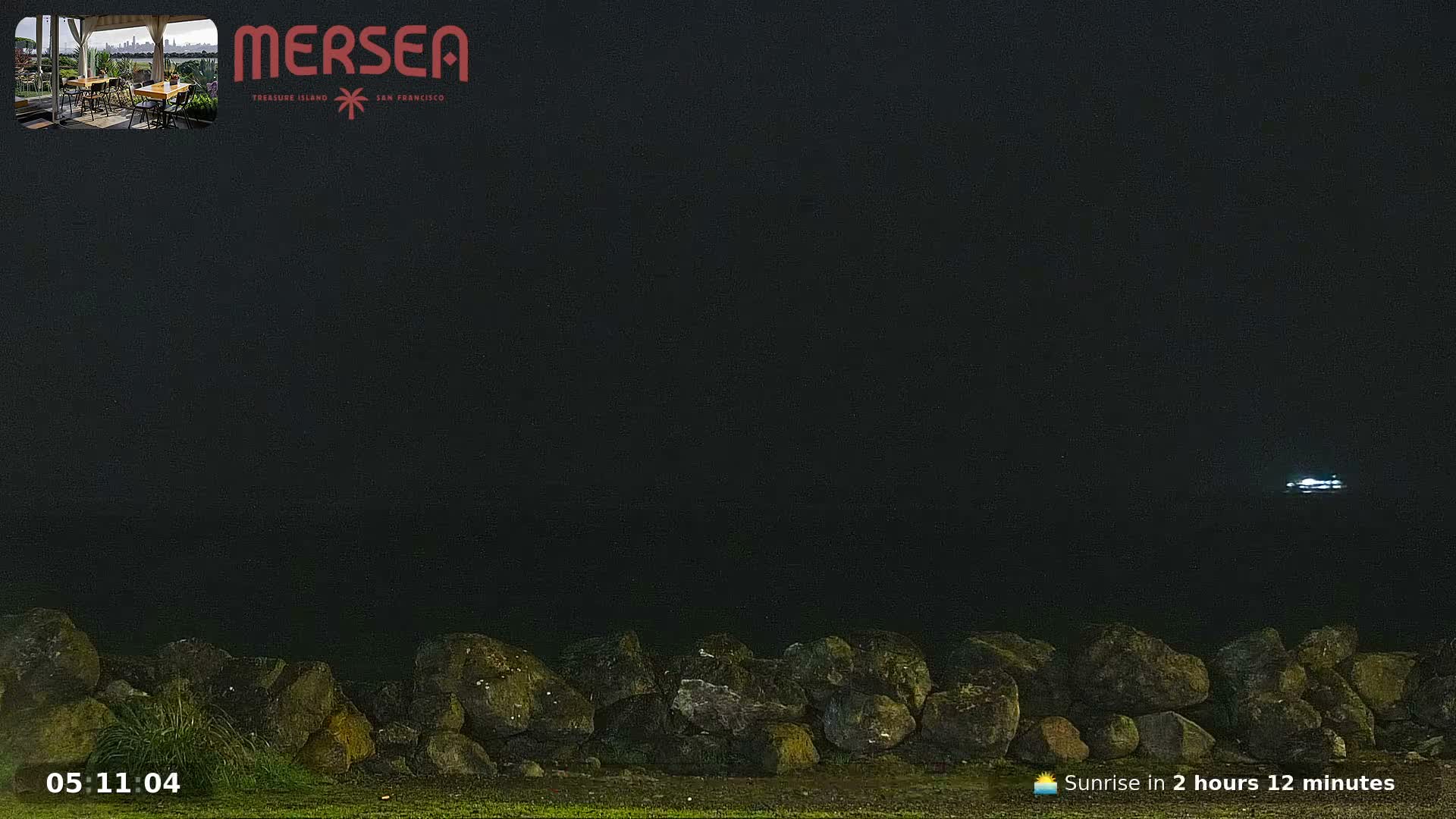 San Francisco City Live Camera from Treasure Island - San Fracisco, California, USA
