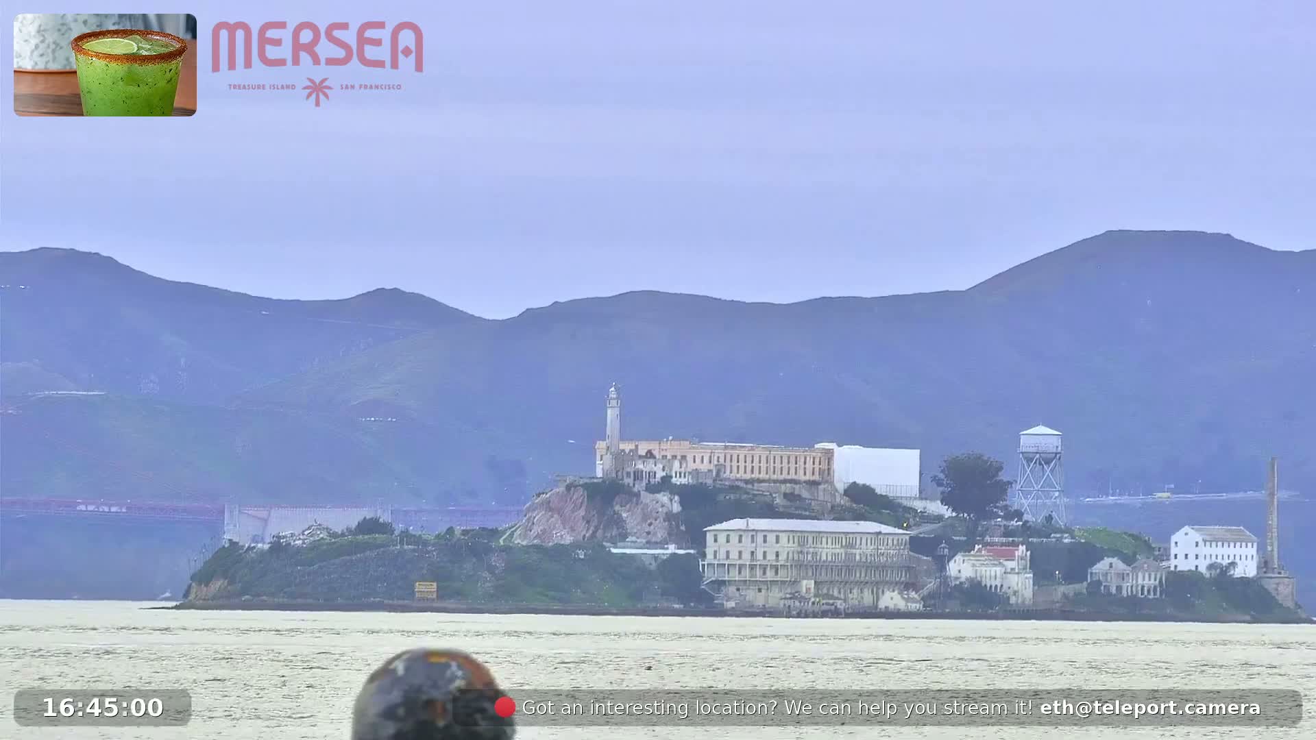 San Francisco City Live Camera from Treasure Island - San Fracisco, California, USA