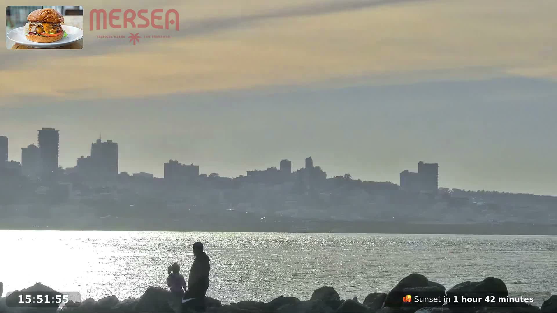 San Francisco City Live Camera from Treasure Island - San Fracisco, California, USA