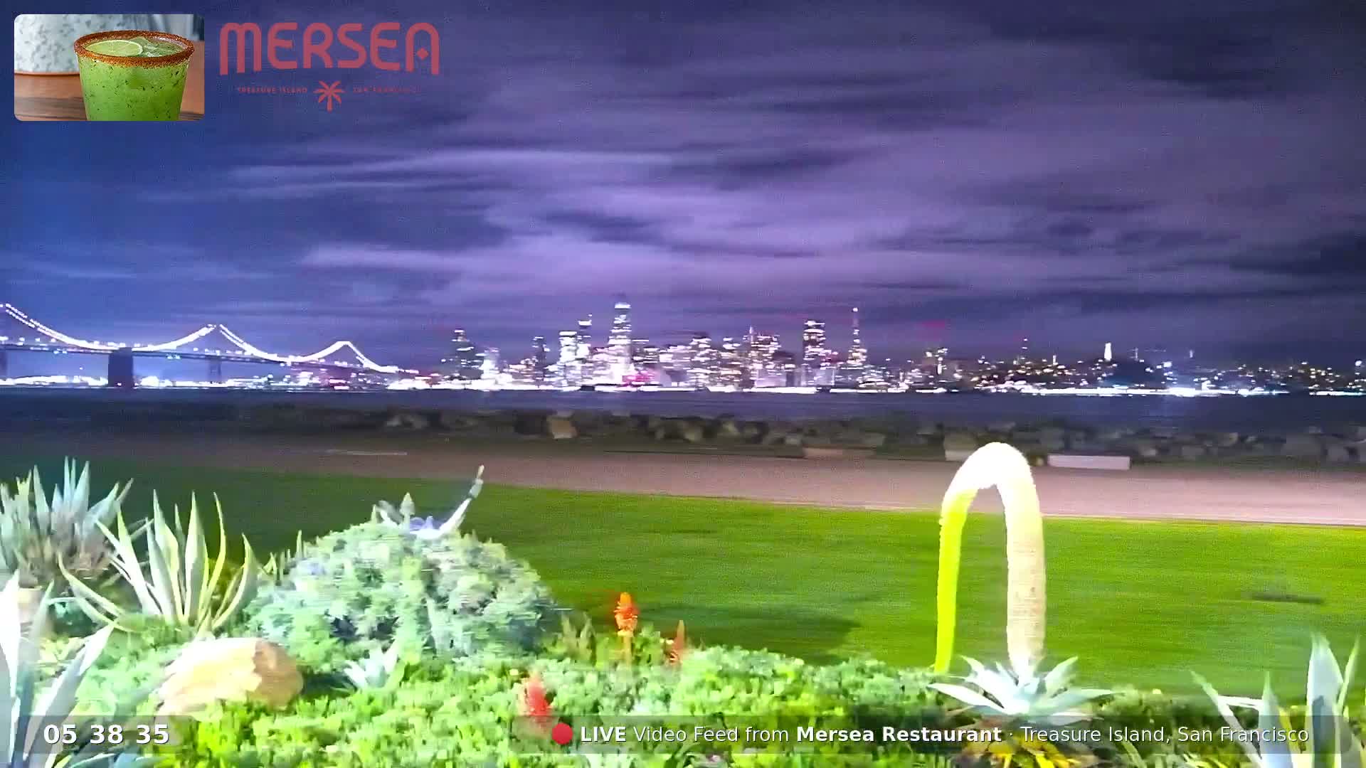 San Francisco City Live Camera from Treasure Island - San Fracisco, California, USA