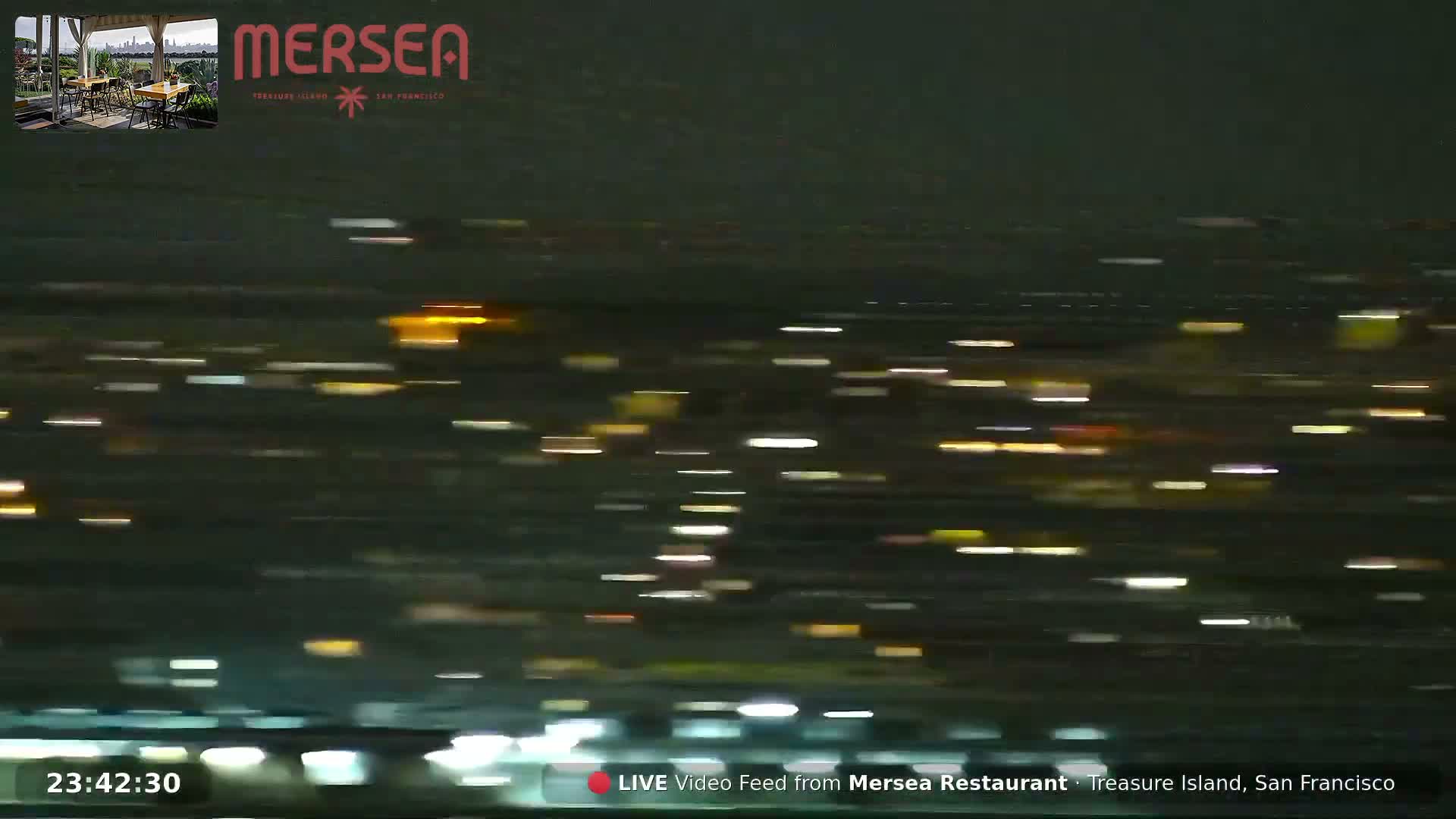 San Francisco City Live Camera from Treasure Island - San Fracisco, California, USA