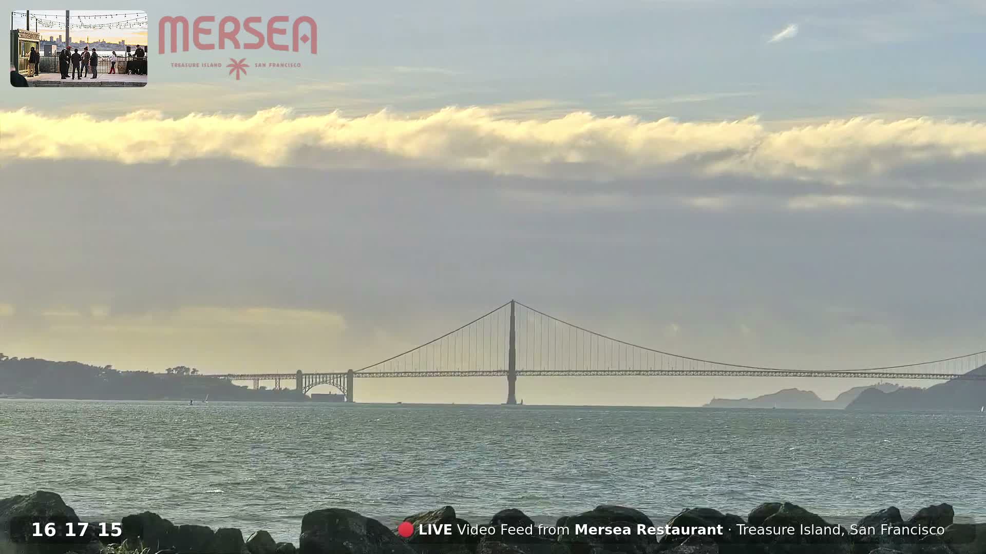 San Francisco City Live Camera from Treasure Island - San Fracisco, California, USA
