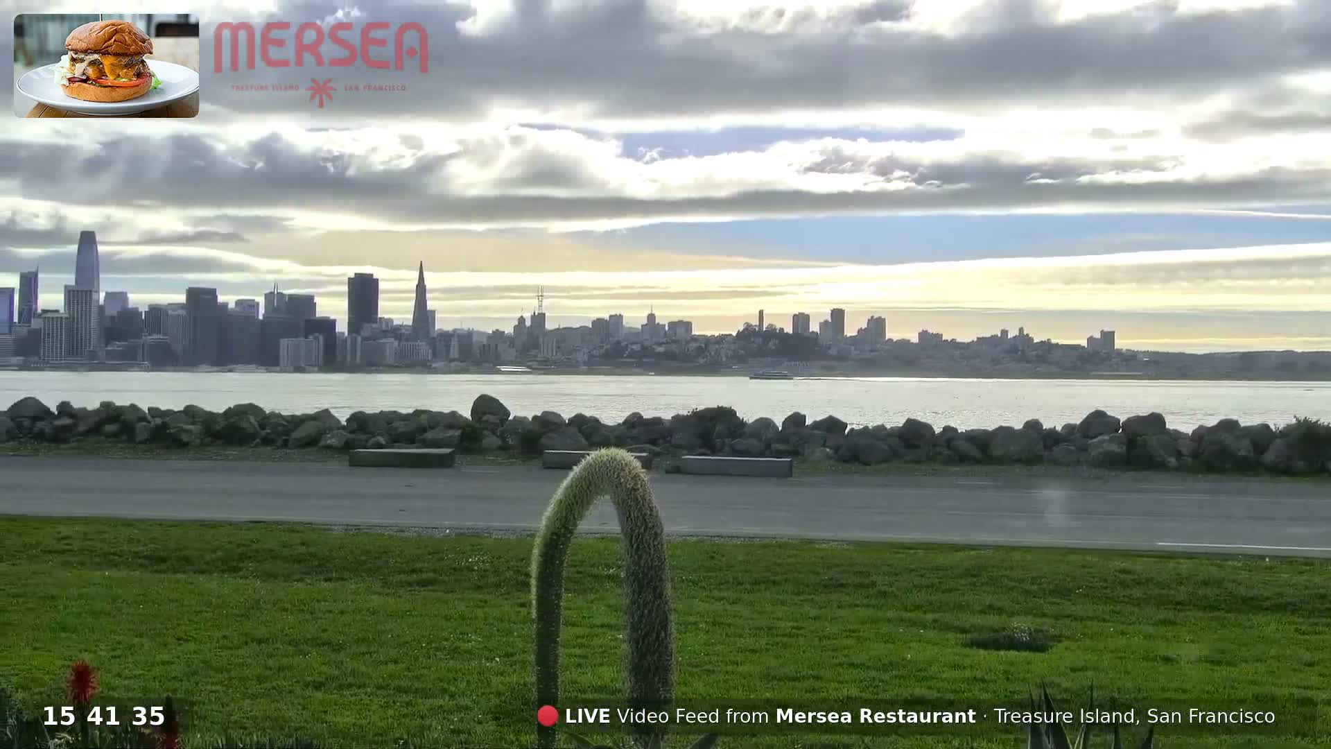 San Francisco City Live Camera from Treasure Island - San Fracisco, California, USA