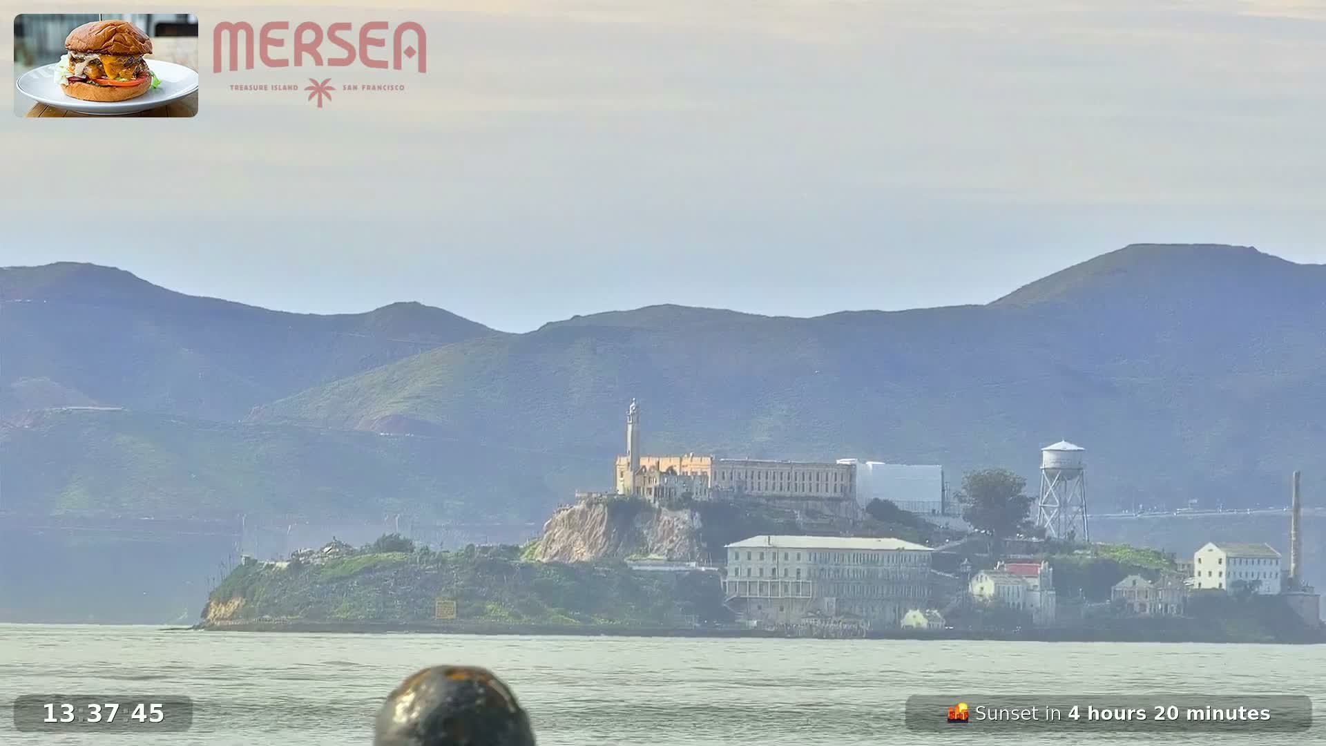 San Francisco City Live Camera from Treasure Island - San Fracisco, California, USA