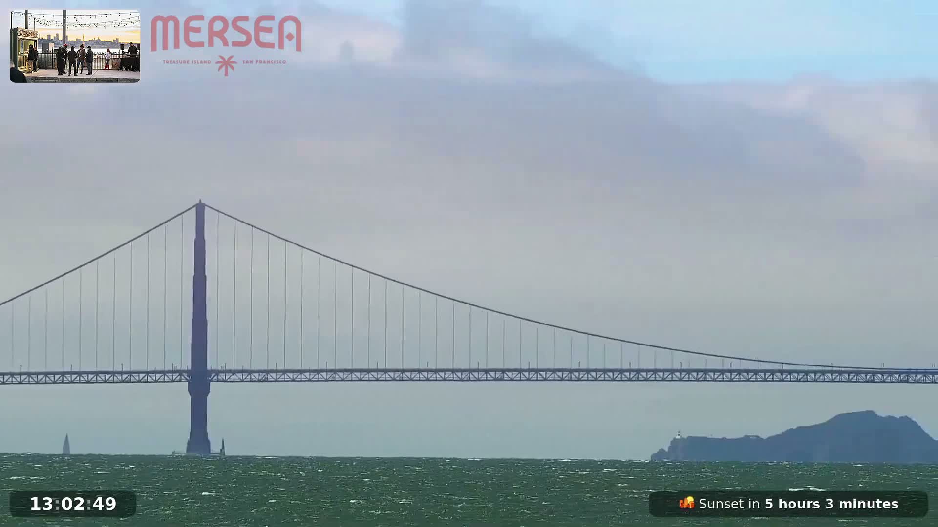 San Francisco City Live Camera from Treasure Island - San Fracisco, California, USA