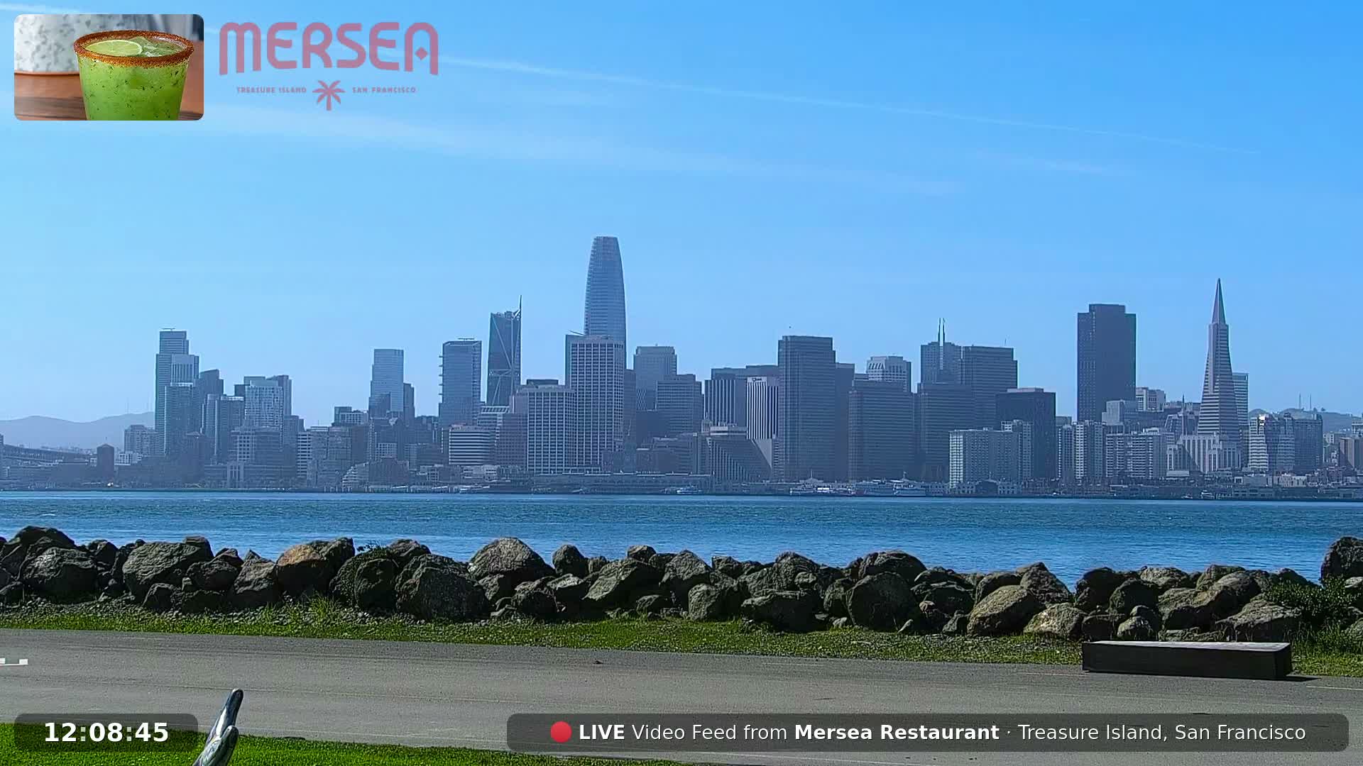 San Francisco City Live Camera from Treasure Island - San Fracisco, California, USA
