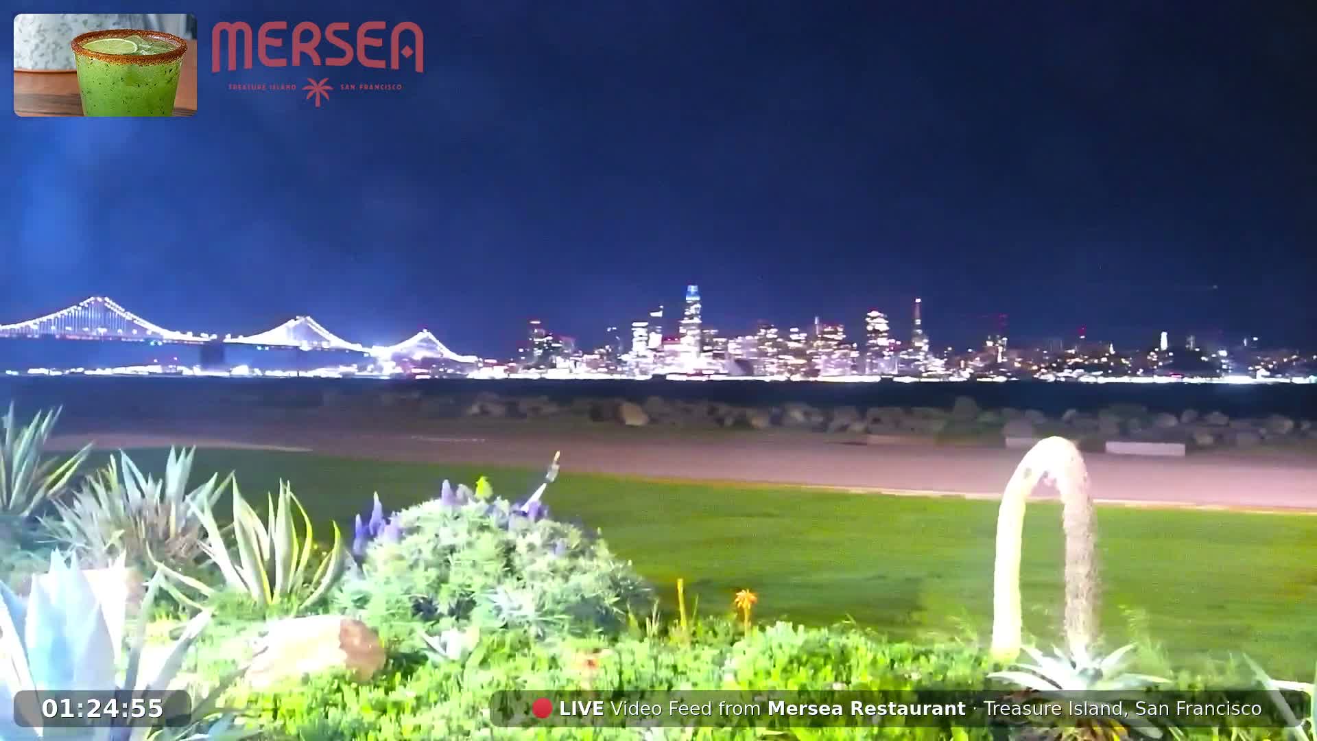 San Francisco City Live Camera from Treasure Island - San Fracisco, California, USA