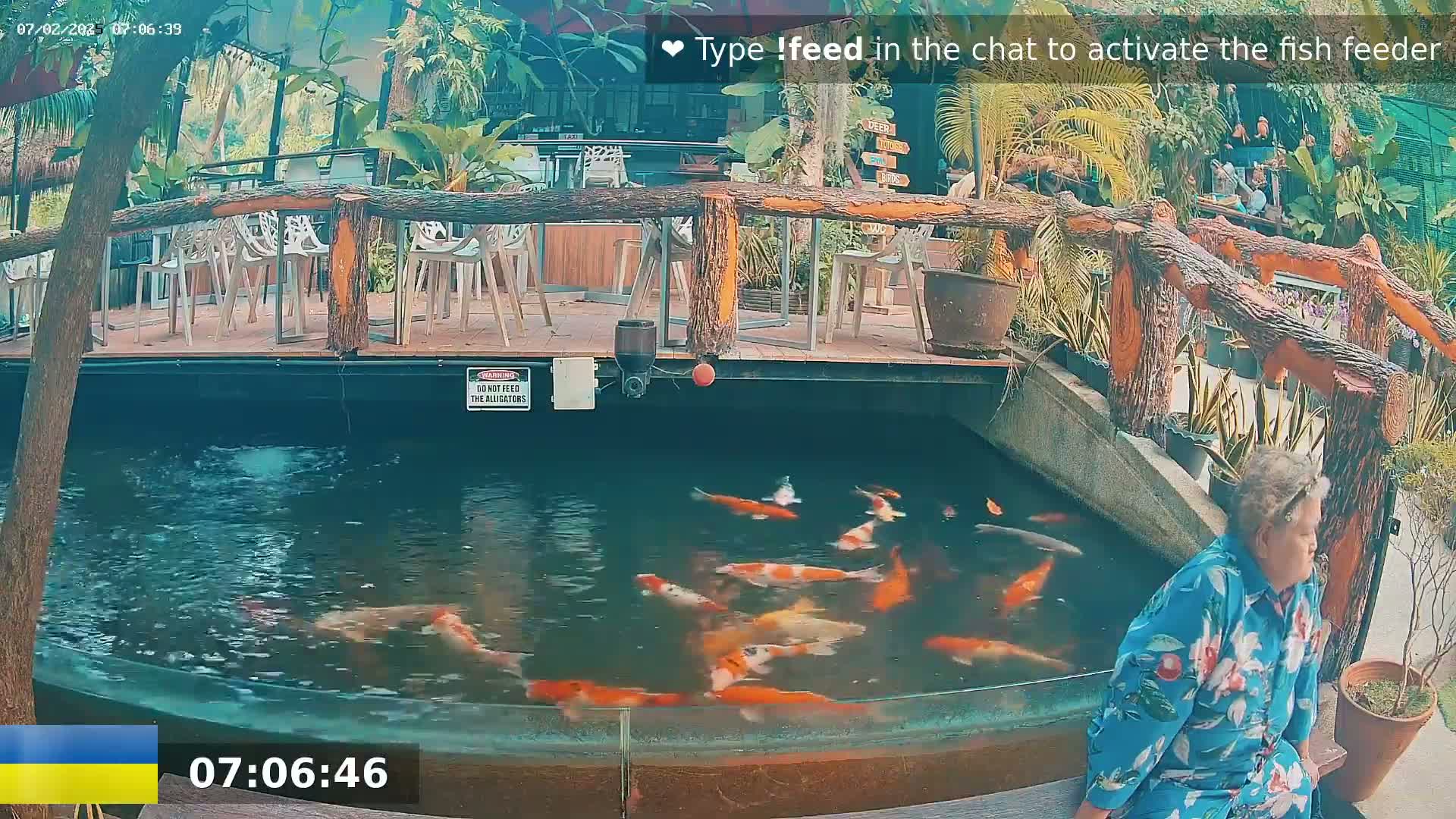 Zoo Cafe · Feed the Life of Fishes, Emus, Deers, Turtles, Malas  Live Cam  - Amphoe Ko Pha - Ngan, Surat Thani, Thailand