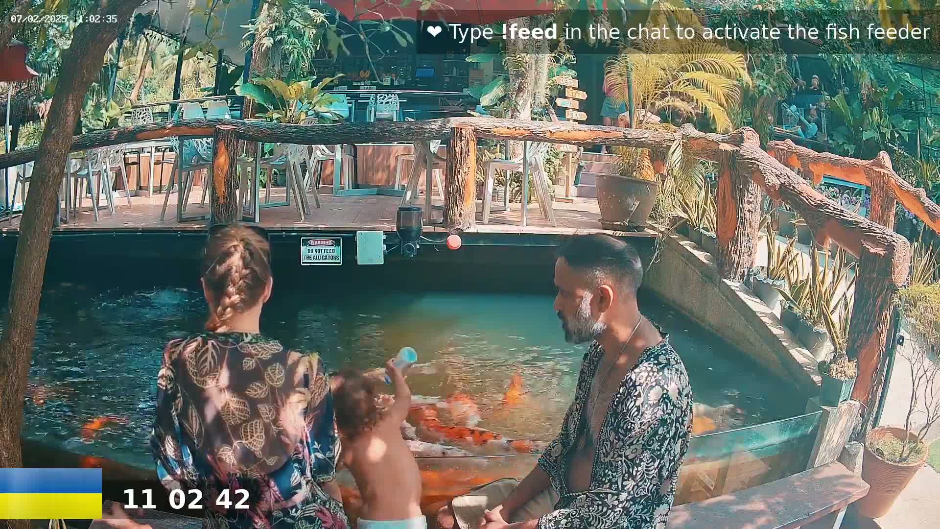 Zoo Cafe · Feed the Life of Fishes, Emus, Deers, Turtles, Malas  Live Cam  - Amphoe Ko Pha - Ngan, Surat Thani, Thailand
