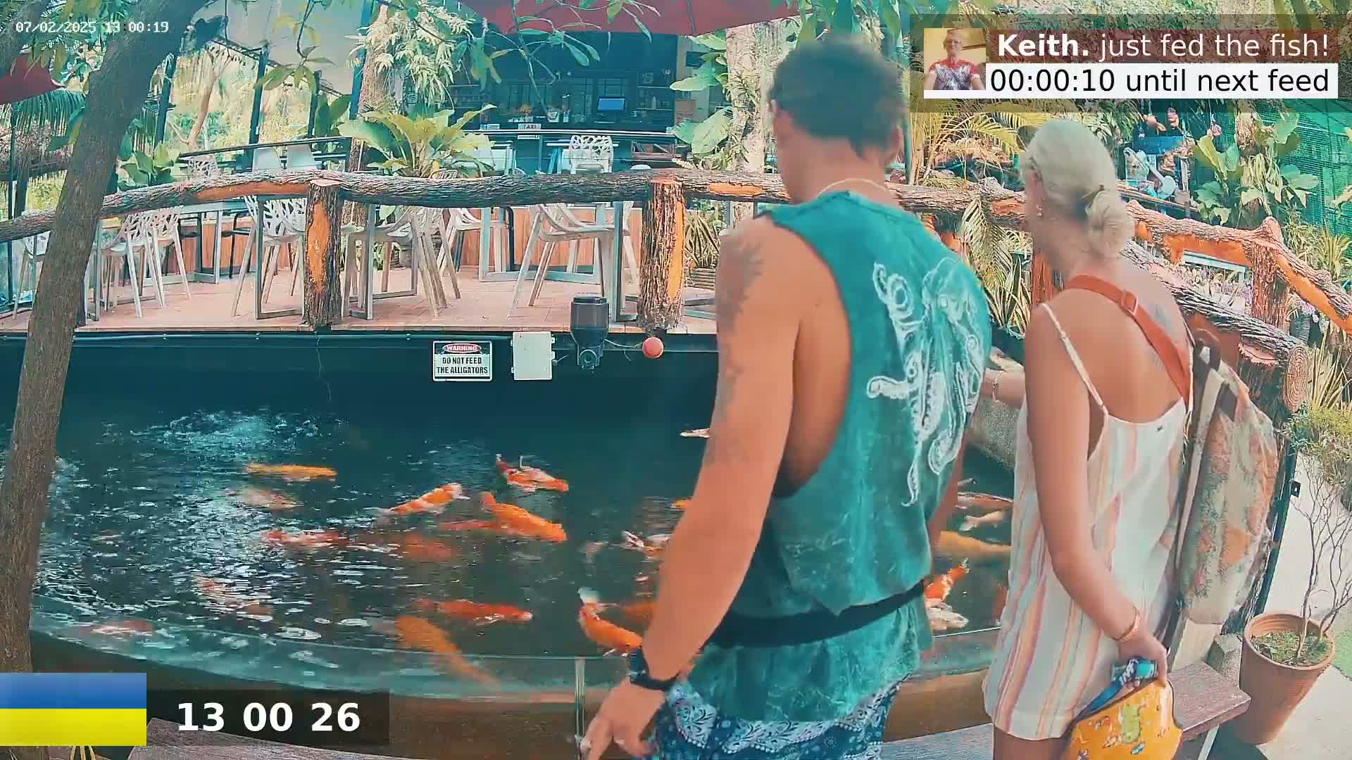 Zoo Cafe · Feed the Life of Fishes, Emus, Deers, Turtles, Malas  Live Cam  - Amphoe Ko Pha - Ngan, Surat Thani, Thailand