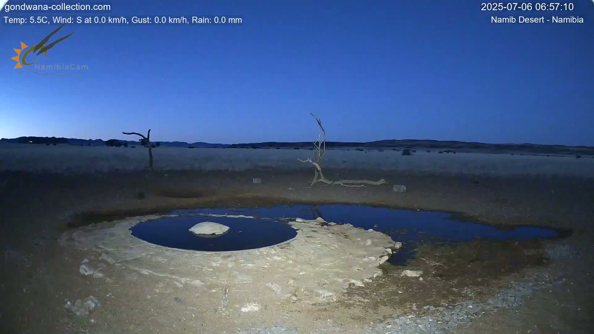 Wild Life in Namib Desert Naukluft National Park Live Cam - Maltahohe, Hardap,  Namibia