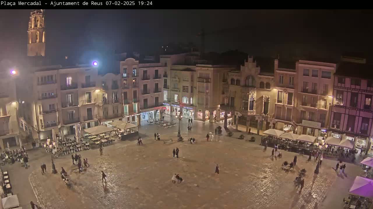 Reus Town Hall, Mercadal Square Live Cam - Tarragona,  Catalonia, Spain